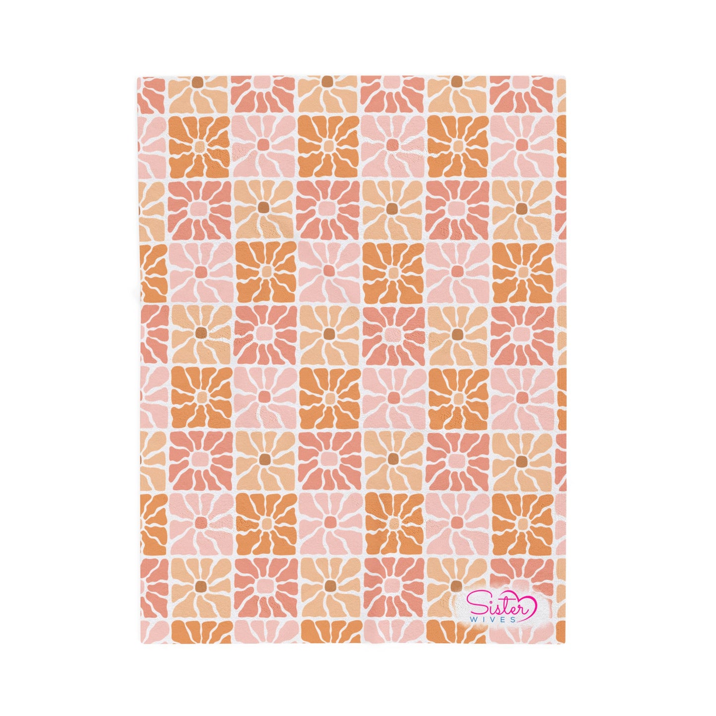 Boho Floral Throw Blanket – Cozy Botanical Home Decor | Polyamory & ENM Friendly