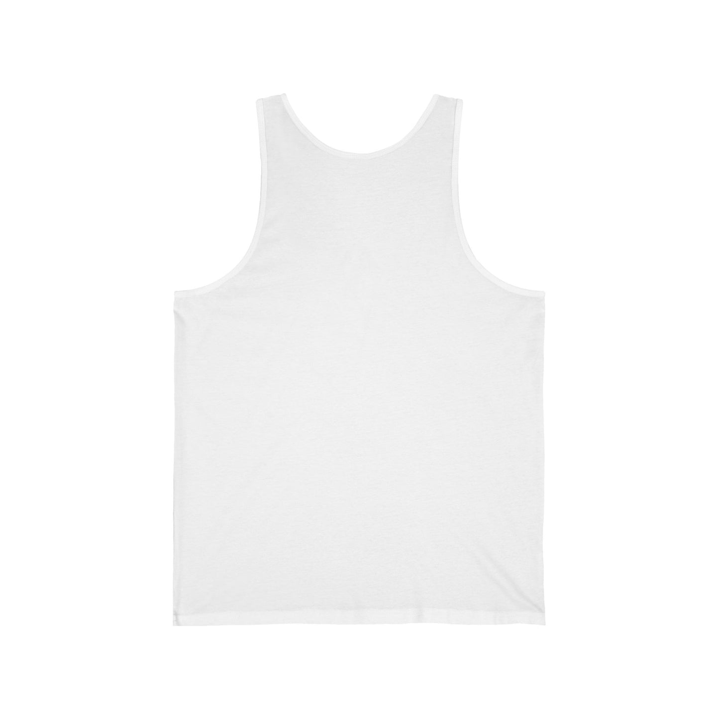 Funny Anxiety Unisex Jersey Tank – Polyamory ENM Swinger Friendly Apparel | Mental Health Humor Statement Tank | Bella+Canvas