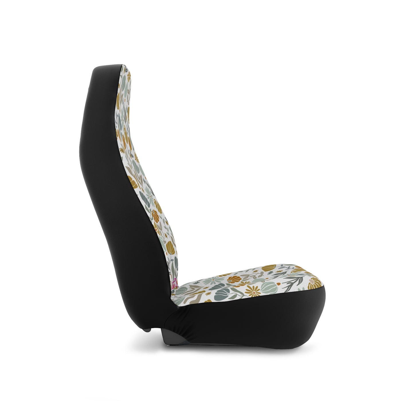 Retro Flower Car Seat Covers | Bohemian Auto Interior | Inclusive Polyamory Lifestyle Decor