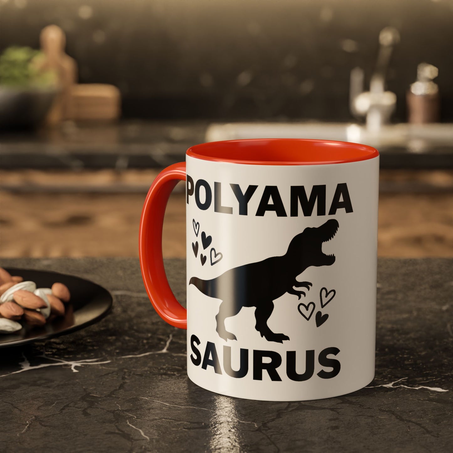 Polyamasaurus Dinosaur Polyamorous Sister Wives Mug, Unique Personalized Gifts for Family and Friends, Fun Coffee Tea Cup, Home Décor, Celebration [...]