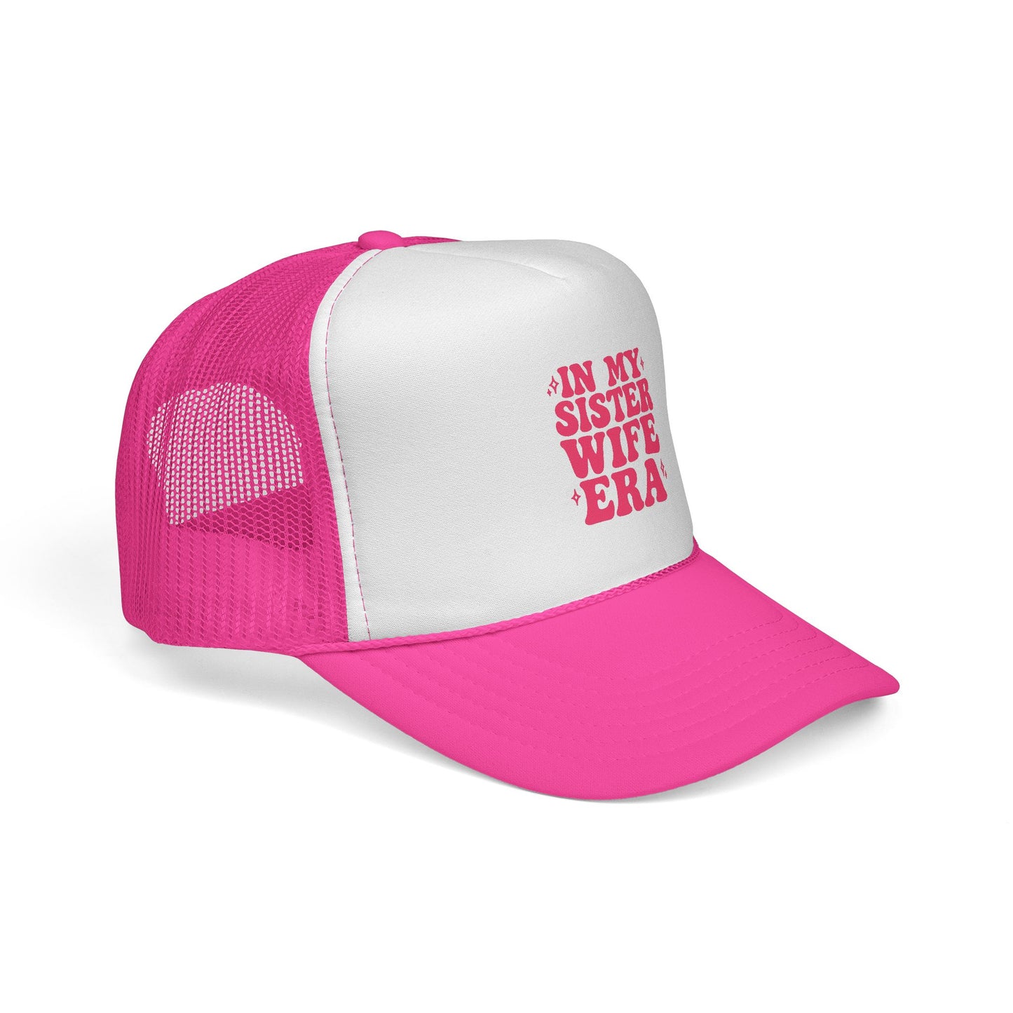 Pink In My Sisterwife Era Trucker Hat – Retro Mesh Cap, Adjustable Snapback