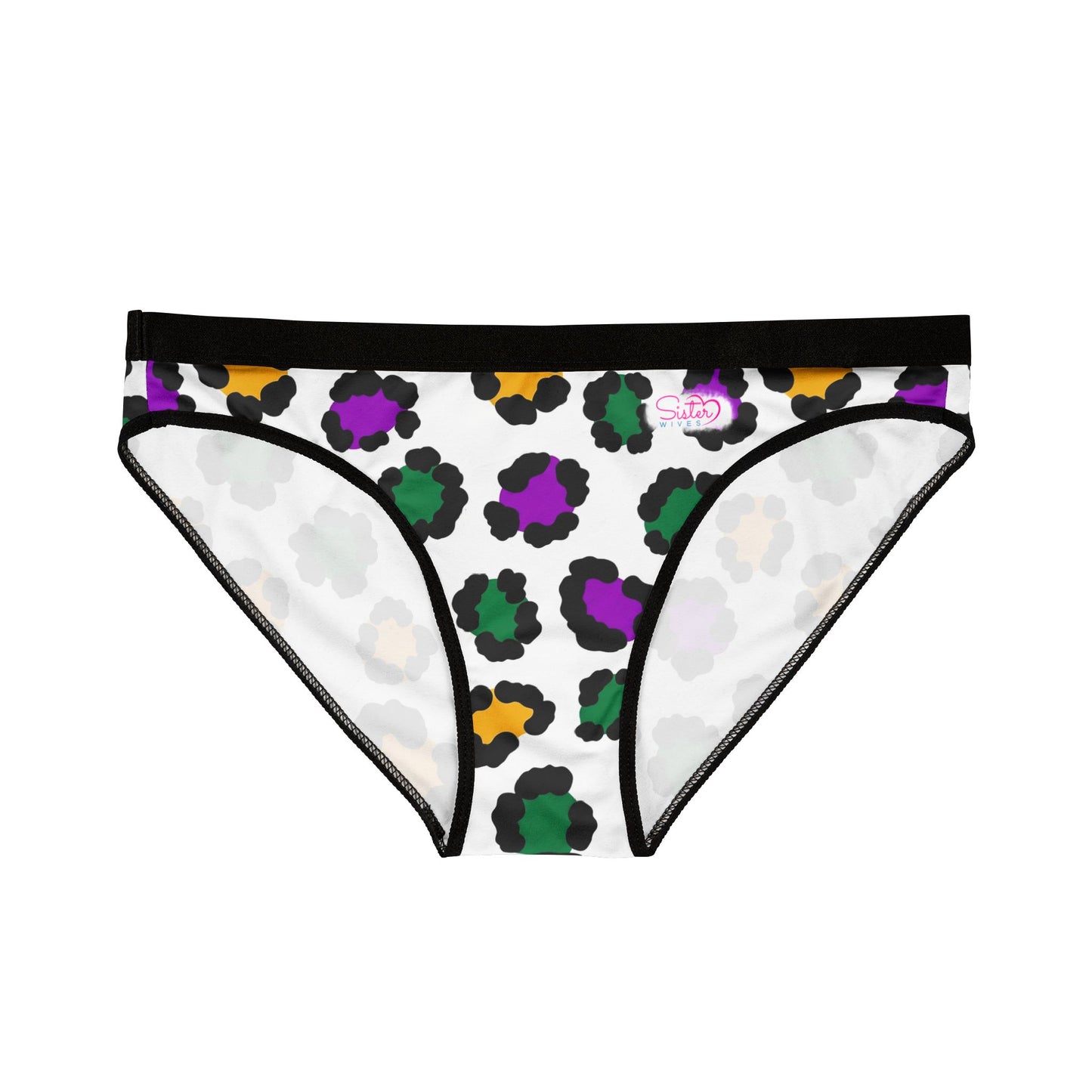Mardi Gras Print Ladies Panties | Matching Couple & Throuple Polyamory Underwear