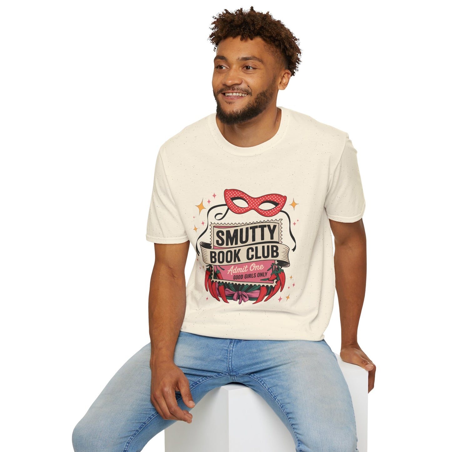 Smutty Book Club Shirt Adult Only Spicy Romance Tee, Booktok Reader Shirt, Sex Positive Poly-Friendly Unisex Gildan 64000