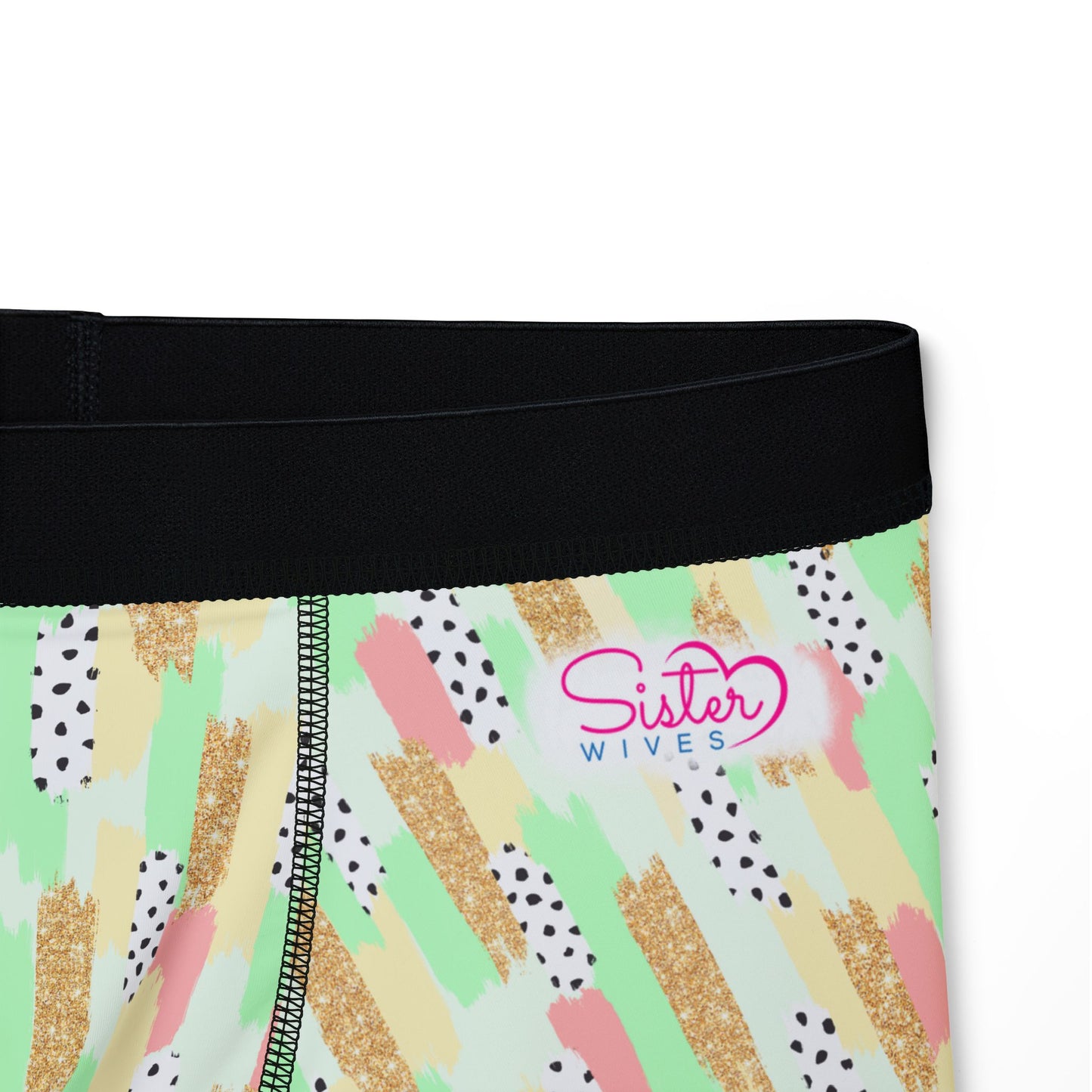 Pastel Abstract Men’s Boxer Briefs | Polyamory-Friendly Underwear | ENM Men’s Loungewear | Aesthetic Stretch Boxer Briefs | Body-Positive Intimates