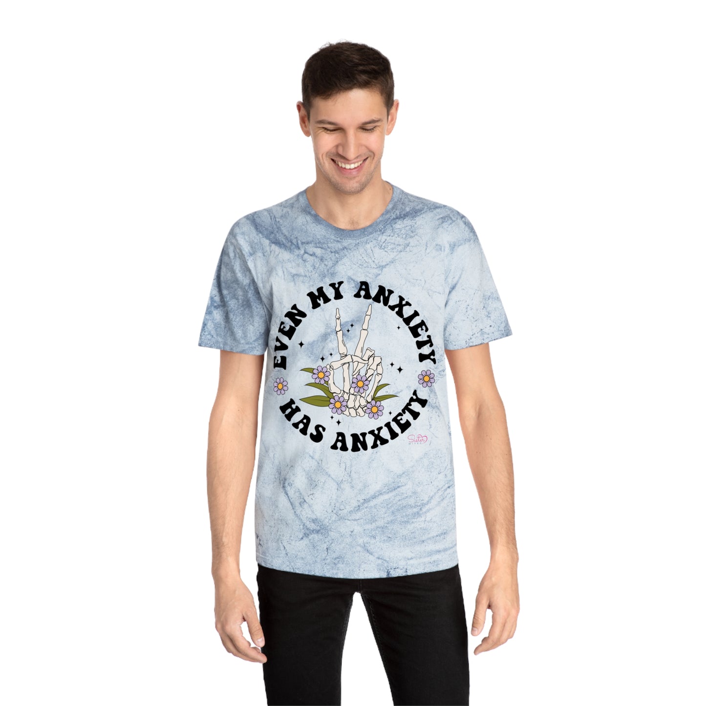 Even My Anxiety Has Anxiety T-Shirt – Funny Mental Health Shirt | Anxiety Humor Tee | Self Care Graphic Unisex Top