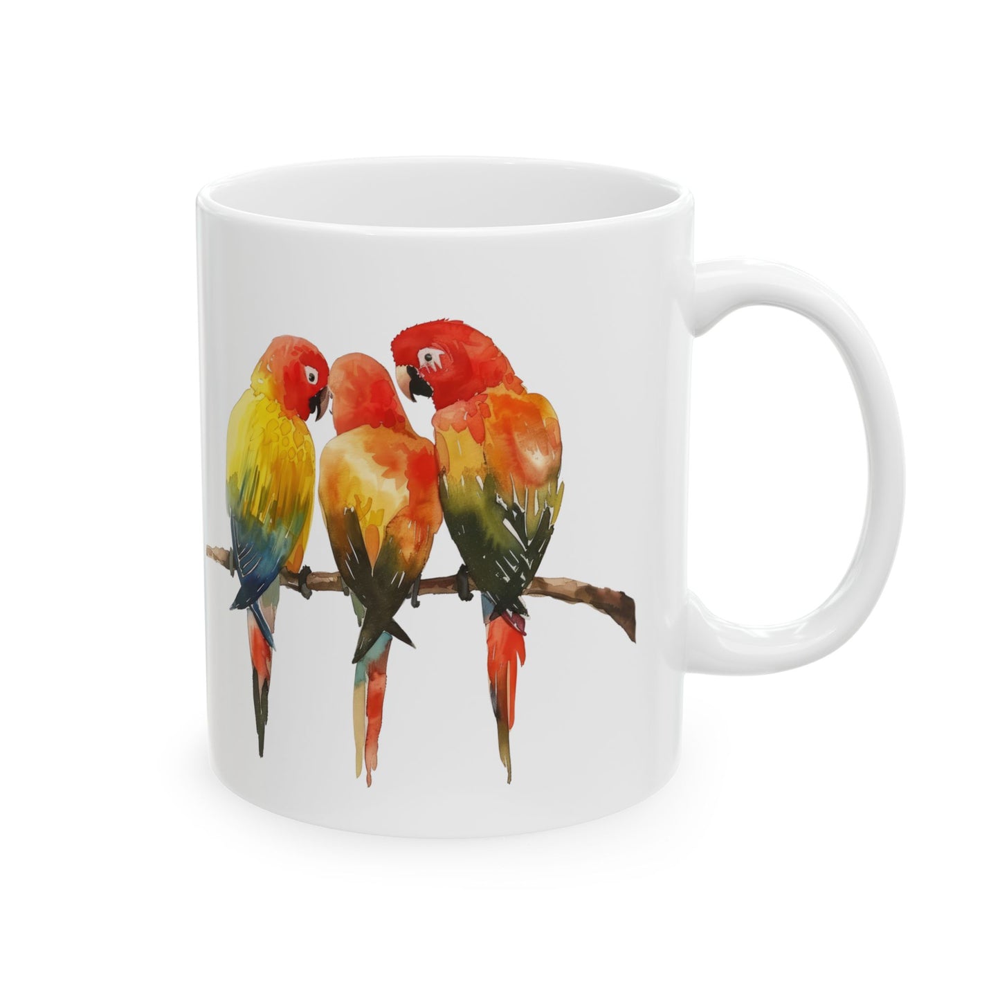Three Birds Mug | Polyamory & Sisterwives Symbol Mug | Chosen Family Coffee Cup | Ethical Non-Monogamy Gift | Cozy Ceramic Mug