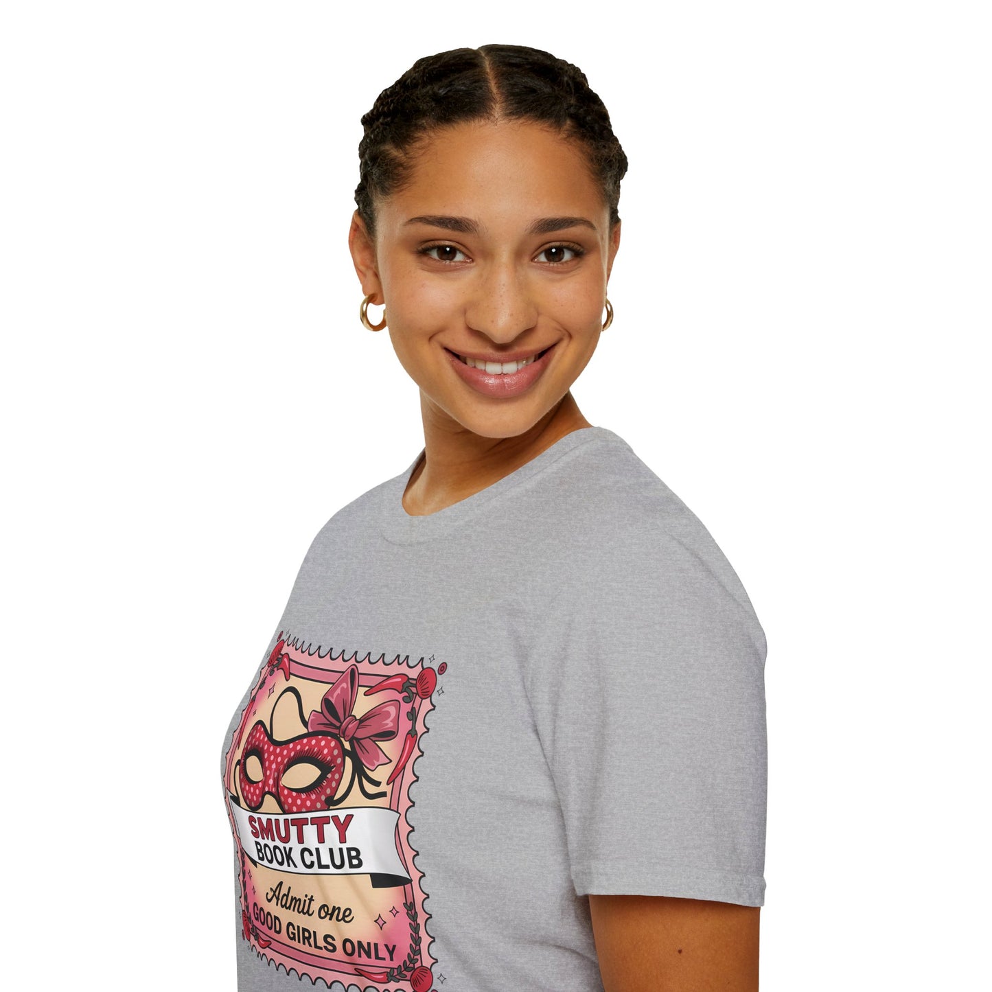 Smutty Book Club Shirt Adult Only Spicy Romance Tee, Booktok Reader Shirt, Sex Positive Poly-Friendly Unisex Gildan 64000