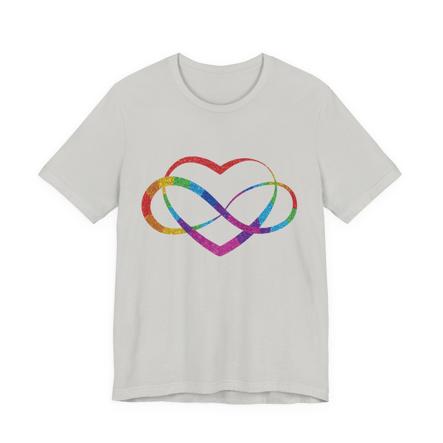 Polyamory Heart T-Shirt – Ethical Non-Monogamy Unisex Tee | Rainbow Poly Pride & Inclusive Love Shirt