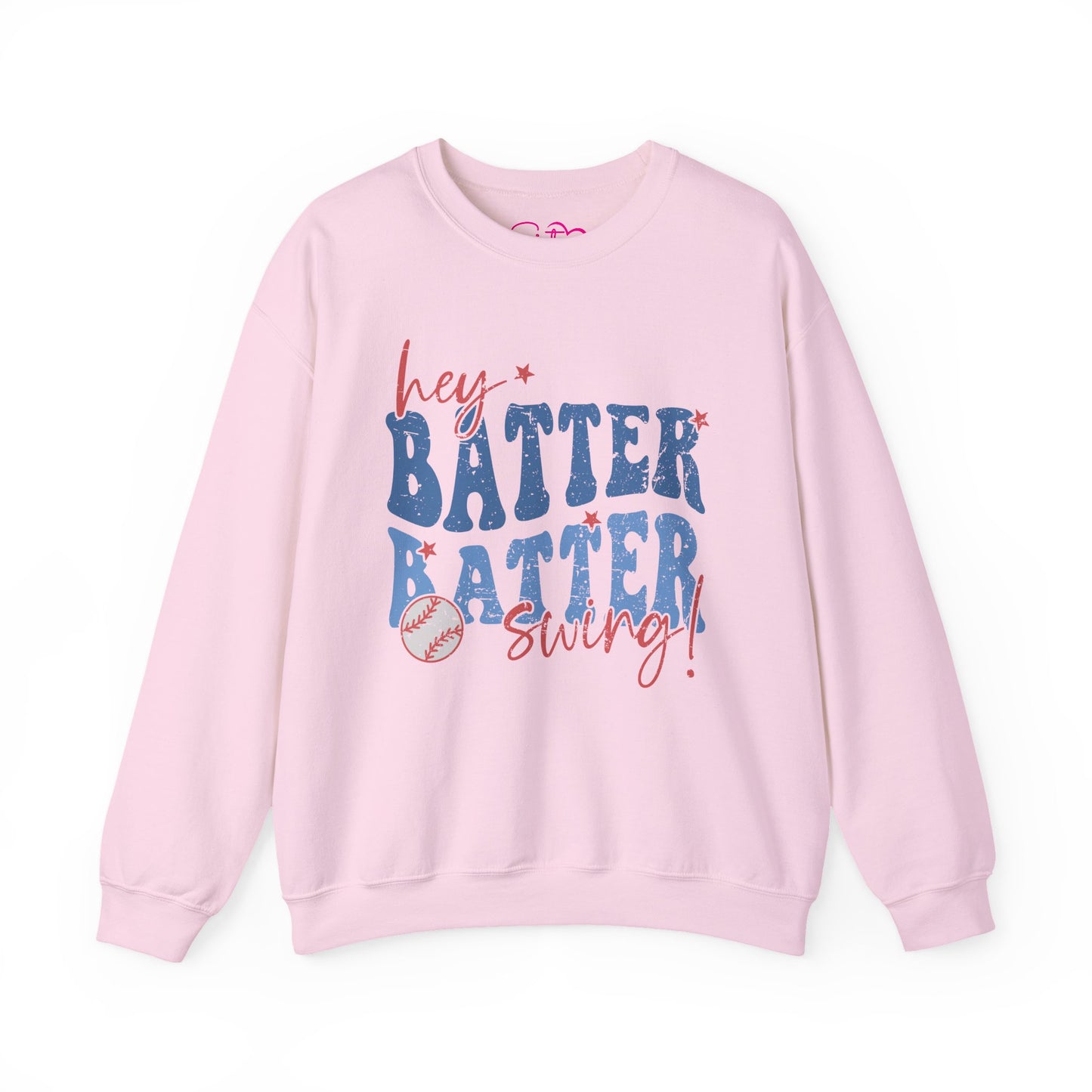 Hey Batter Batter Swing Sweatshirt | Playful Swinger Humor Pullover | ENM & Polyamory Lifestyle Apparel