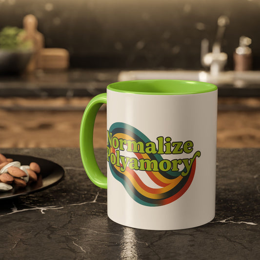 Green Retro Normalize Polyamory Polyamorous Sister Wives Mug, Unique Personalized Gifts for Family and Friends, Fun Coffee Tea Cup, Home Décor, Celebration [...]