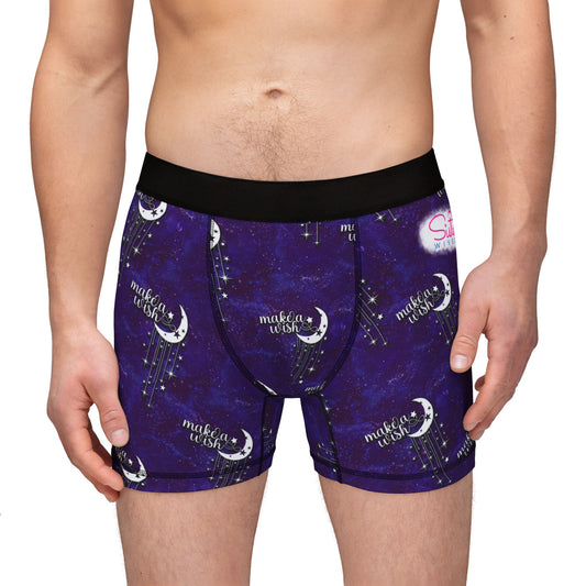 Celestial Polyamory Men’s Boxer Briefs – Astrology & Cosmic Underwear | ENM, Non-Monogamy & Pride-Friendly Intimates