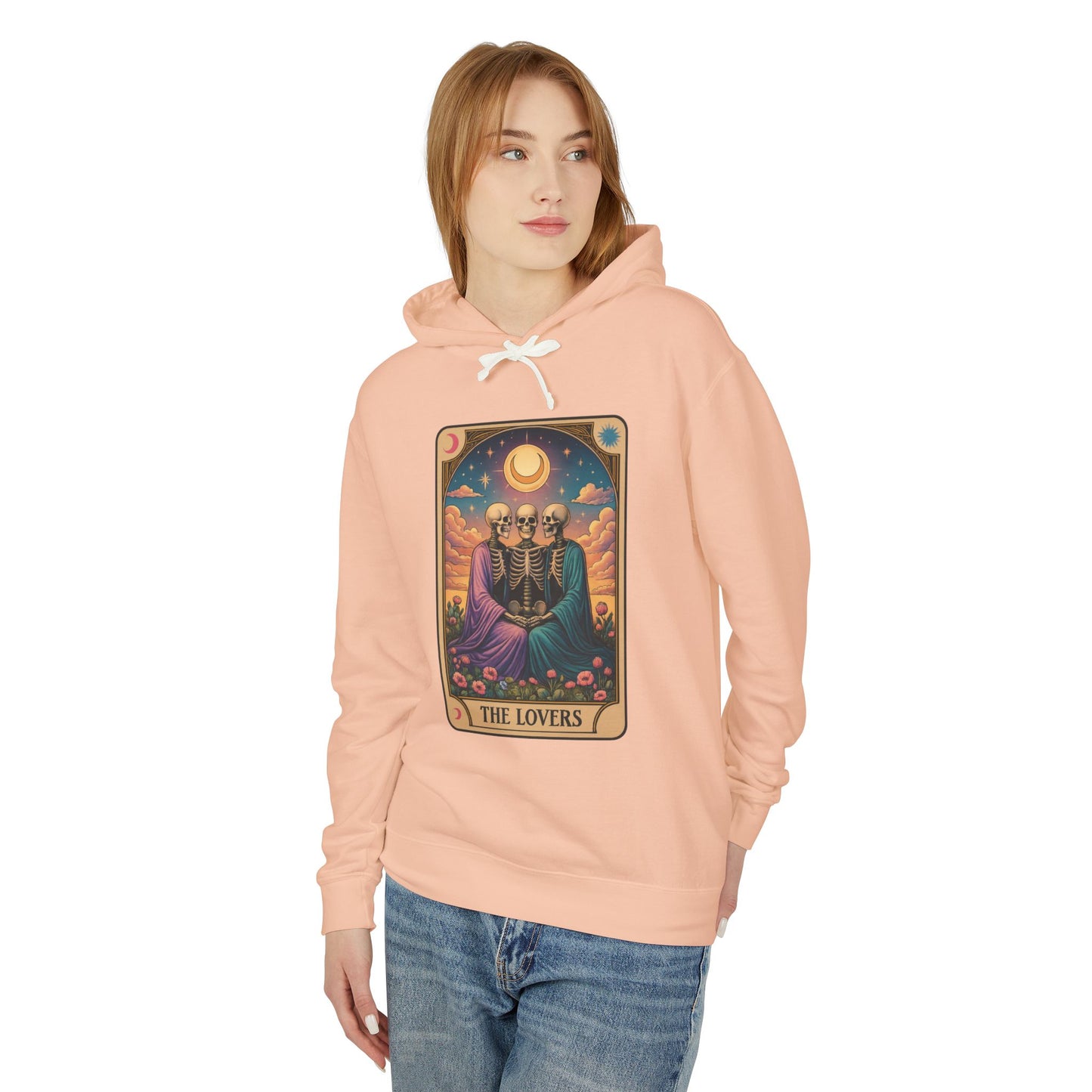 Sister Wives Lovers Tarot Design Hoodie - Perfect for Halloween, Gift for Friends, Cozy Wear, Astrology Lovers, Unique Statement Piece