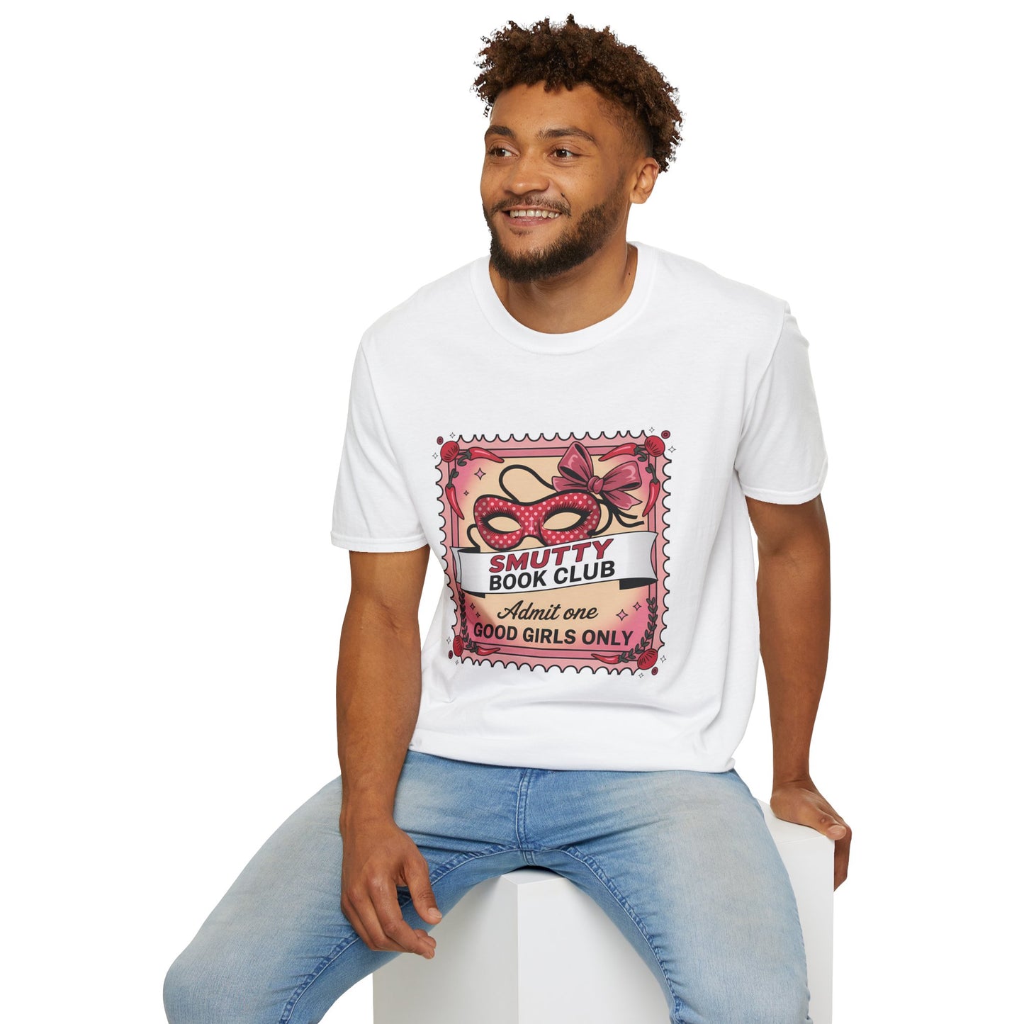 Smutty Book Club Shirt Adult Only Spicy Romance Tee, Booktok Reader Shirt, Sex Positive Poly-Friendly Unisex Gildan 64000