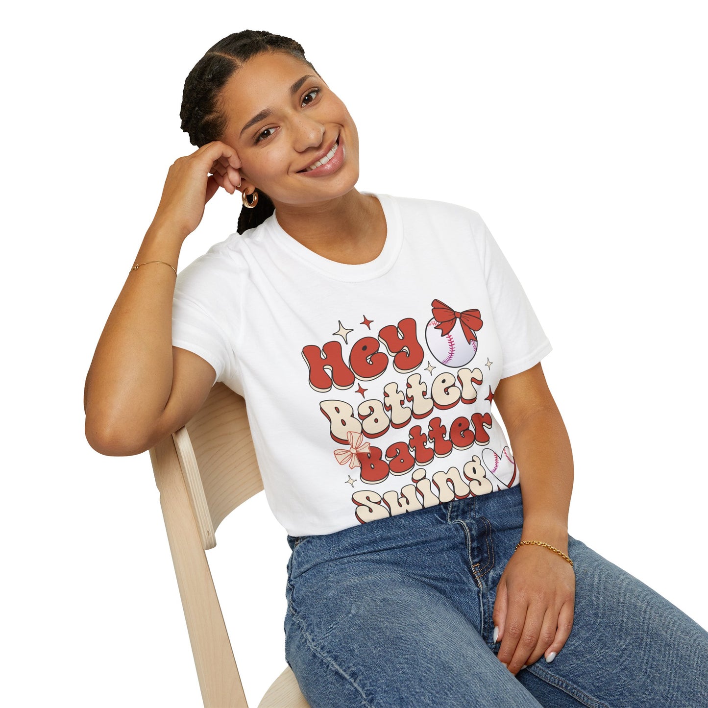 Hey Batter Batter Swing T-Shirt | Playful Swinger Humor Tee | ENM & Polyamory Lifestyle Apparel