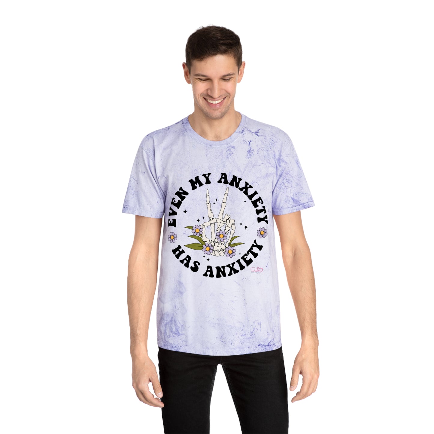 Even My Anxiety Has Anxiety T-Shirt – Funny Mental Health Shirt | Anxiety Humor Tee | Self Care Graphic Unisex Top