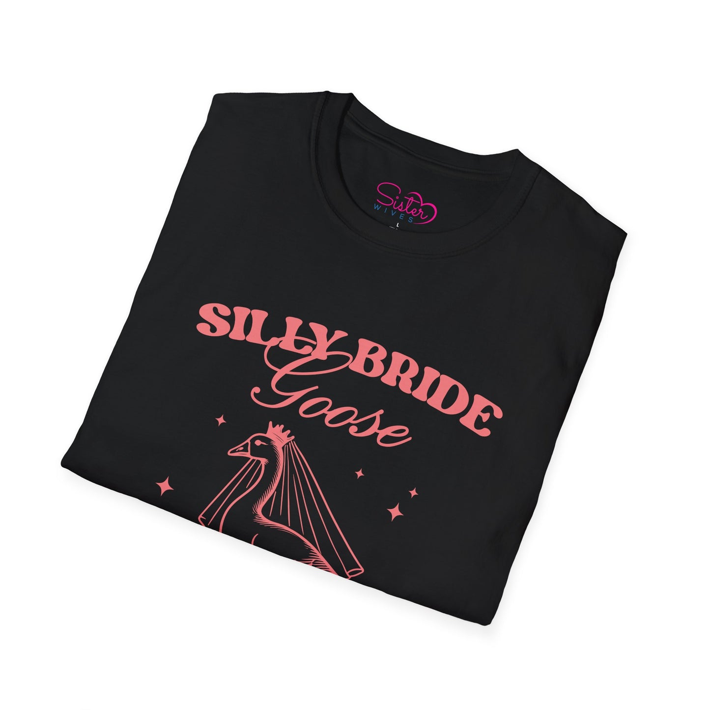 Silly Bride Goose Gettin Loose Shirt – Funny Bachelorette Party Tee, Bride Humor Wedding Shirt, Poly-Friendly Unisex Gildan 64000