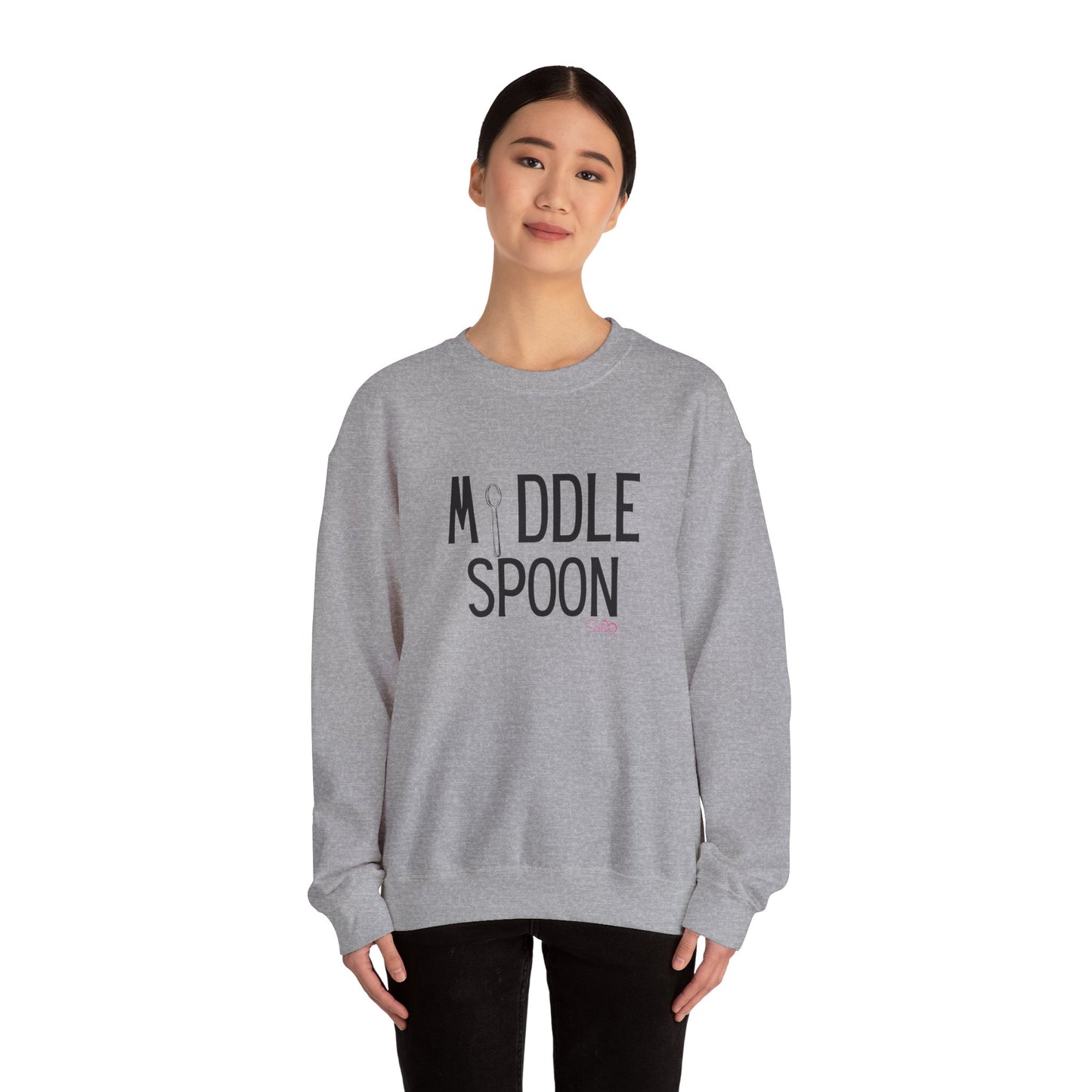 Middle Spoon Short, Throuple Sweatshirt Gift, Gift for Throuple T Shirt, Polyamory Shirt, Three-way Relationship Hoodie