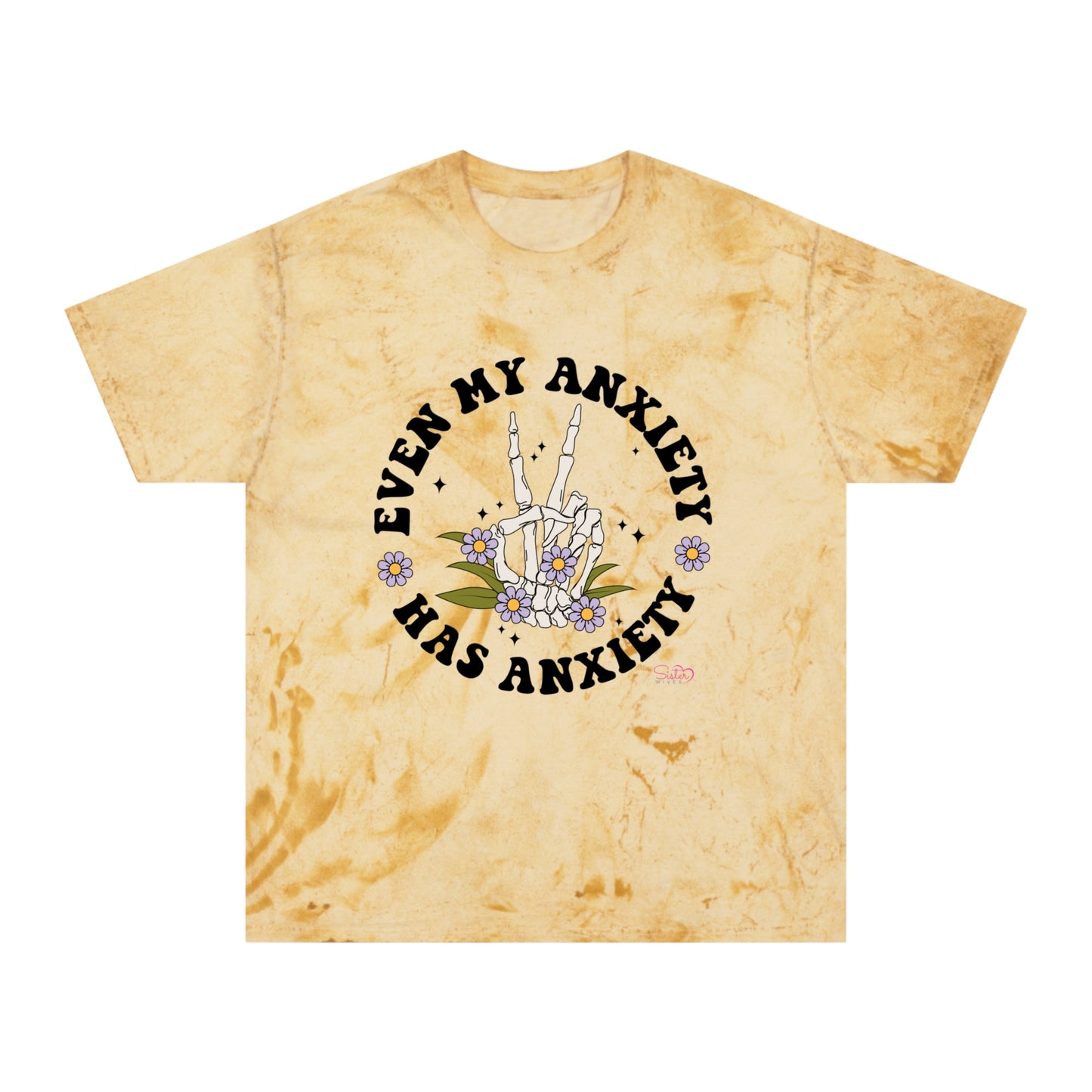 Even My Anxiety Has Anxiety T-Shirt – Funny Mental Health Shirt | Anxiety Humor Tee | Self Care Graphic Unisex Top