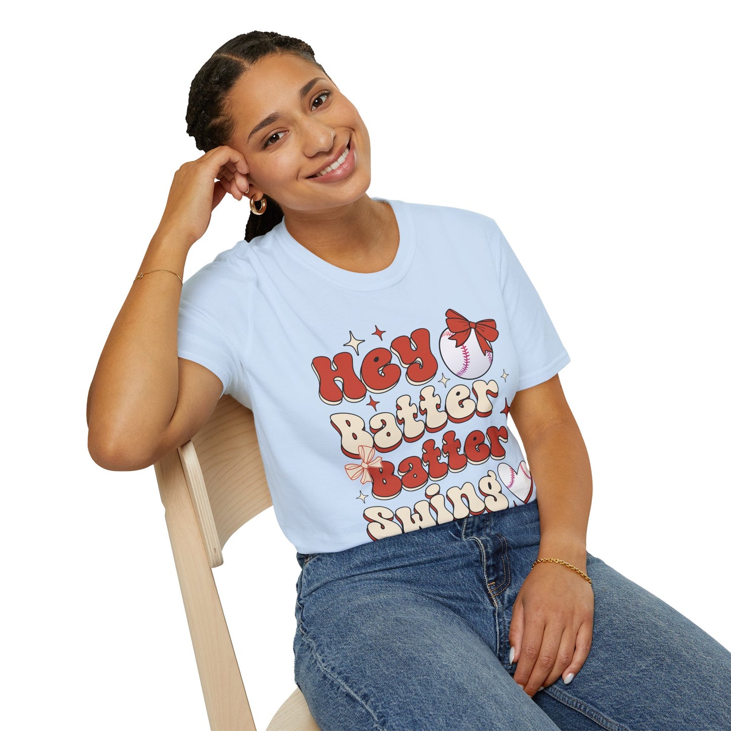 Hey Batter Batter Swing T-Shirt | Playful Swinger Humor Tee | ENM & Polyamory Lifestyle Apparel