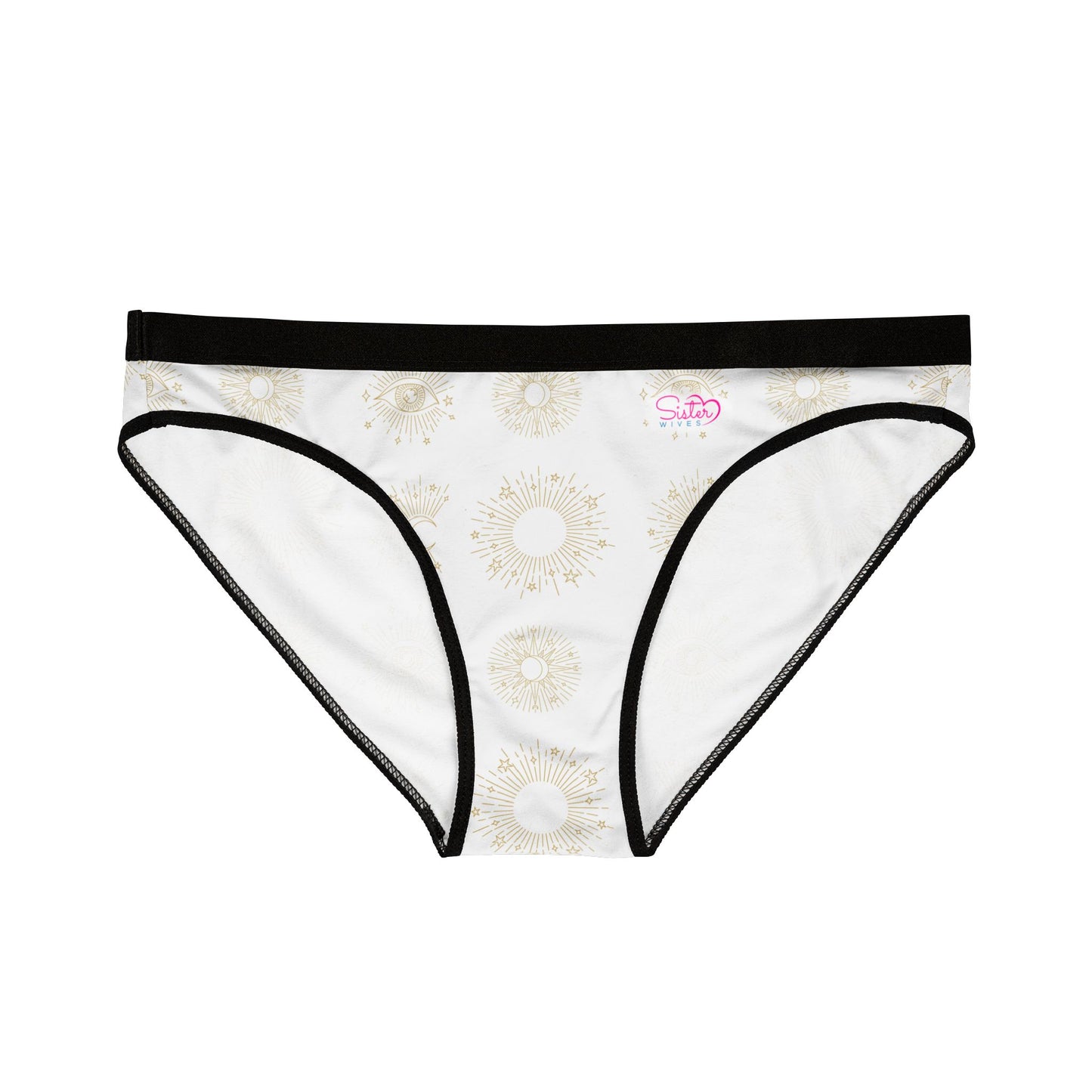 Celestial Polyamory Women’s Panties – Astrology & Cosmic Bikini Underwear | ENM, Non-Monogamy & Pride-Friendly Intimates
