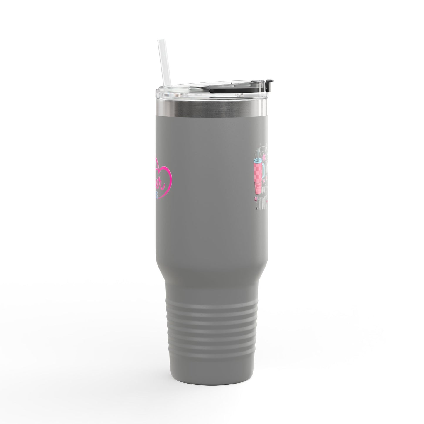 Don’t Forget to Hydrate Insulated 40oz Travel Mug – Funny Skeleton Quote Tumbler with Straw | BPA-Free Stainless Steel Cup
