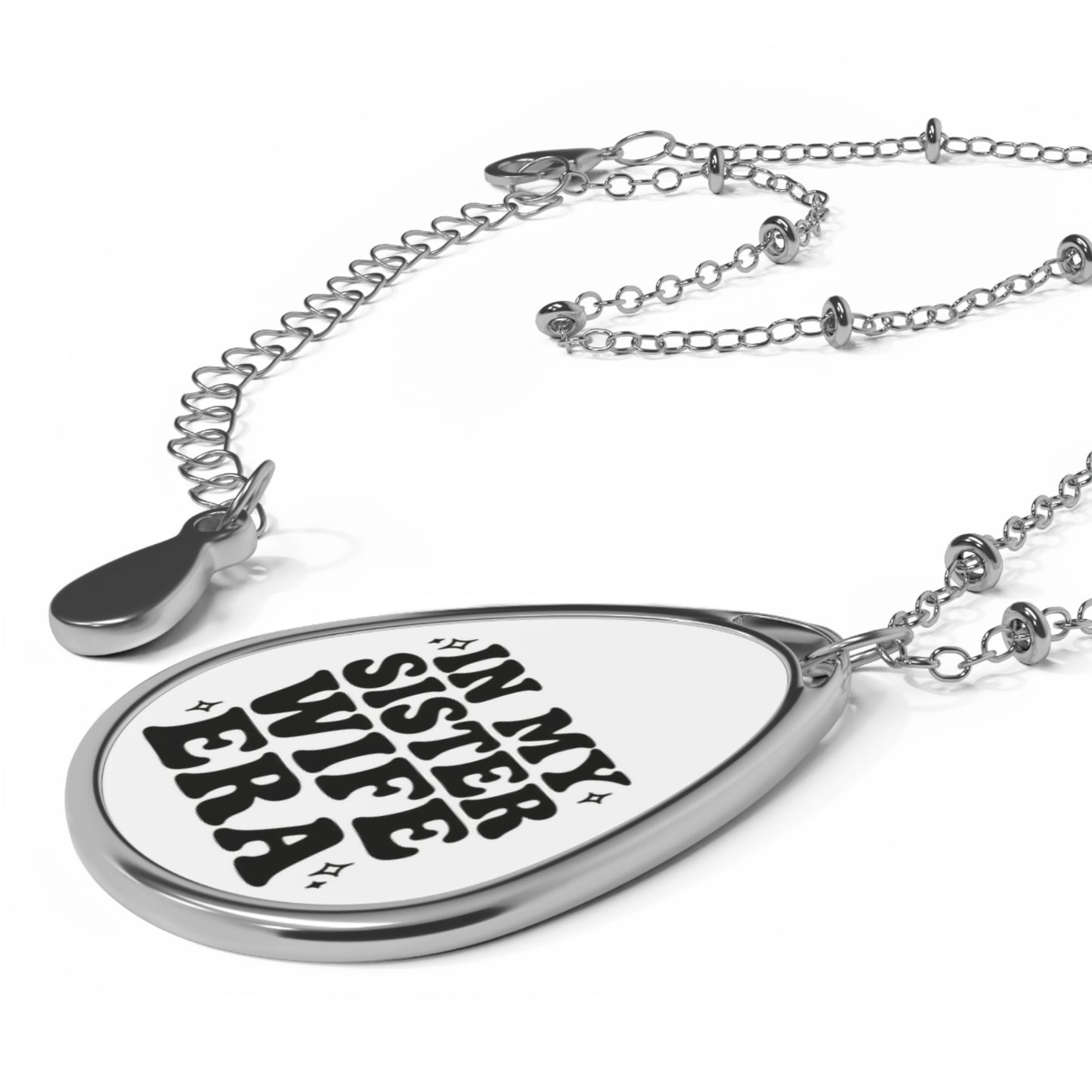 In My Sister Wife Era” Necklace | Polyamory Jewelry | Sisterwives Pride Pendant | Ethical Non-Monogamy Gift | ENM Necklace