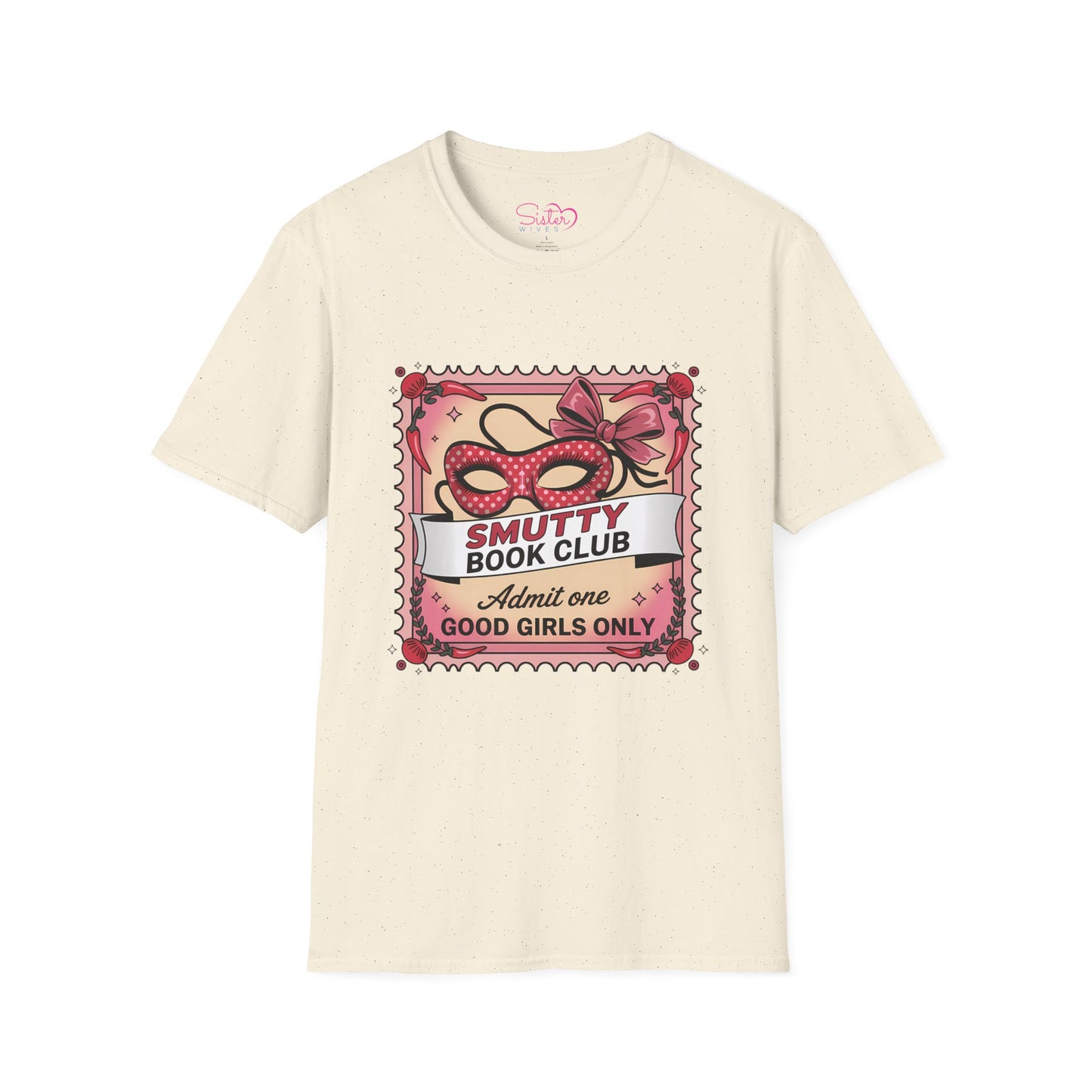Smutty Book Club Shirt Adult Only Spicy Romance Tee, Booktok Reader Shirt, Sex Positive Poly-Friendly Unisex Gildan 64000