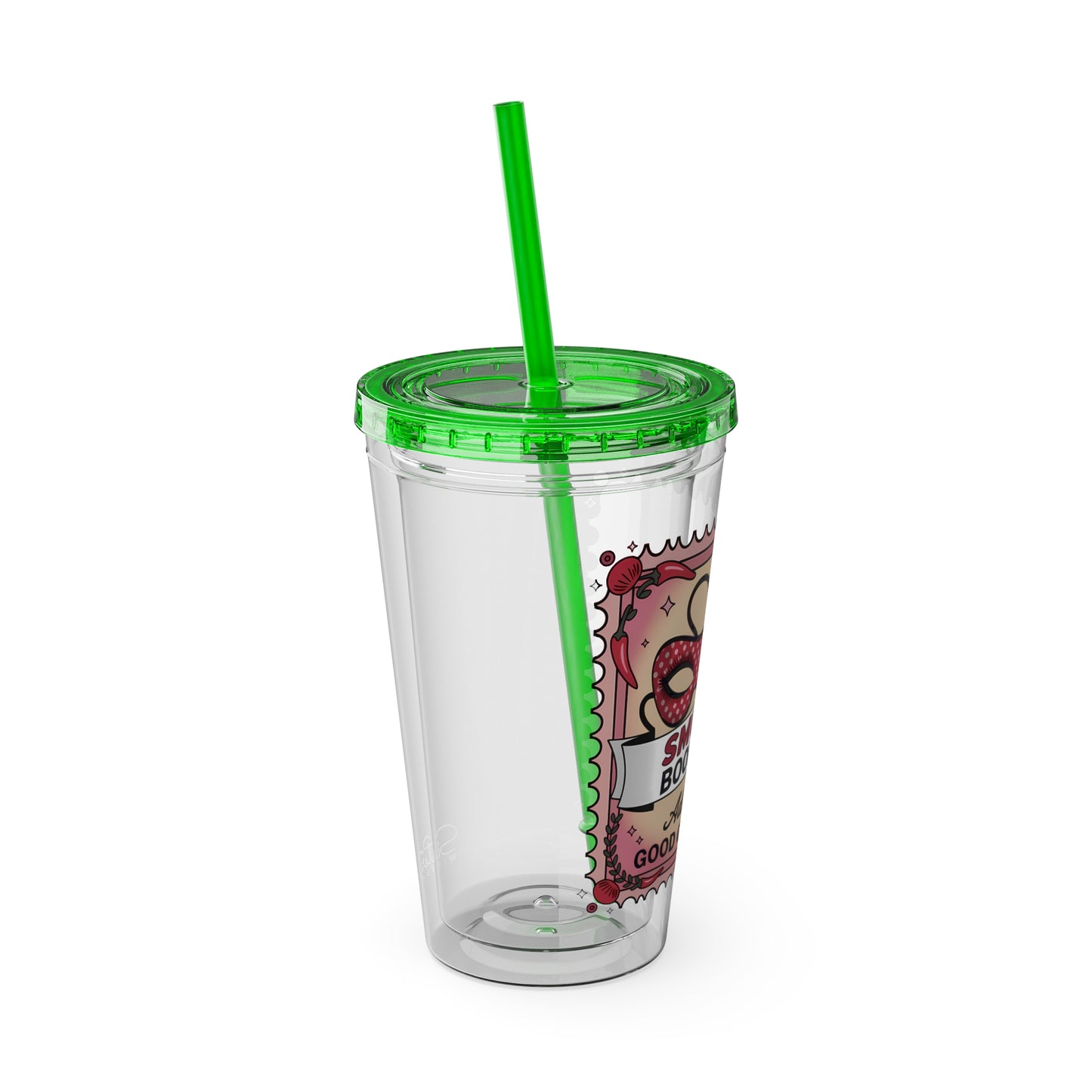 Admit One: Smutty Book Club – 16oz Sunsplash Tumbler | Polyamory Pride Cup | ENM Lifestyle Drinkware | Swinger Aesthetic Travel Cup | Spicy Romance Reader Gift | Poly, Open Relationship,...