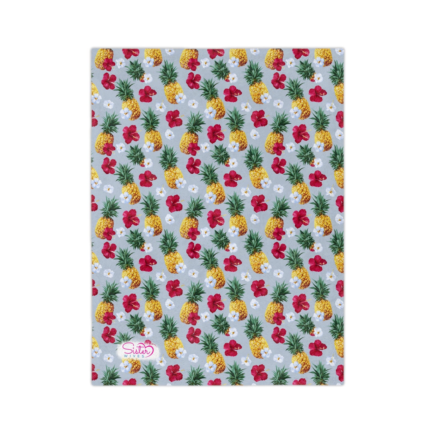 Sisterwives Hibiscus Pineapple Velveteen Blanket, Cozy Throw for Beach Lovers, Bright Home Decor, Perfect Gift for Summer Celebrations, Pineapple [...]