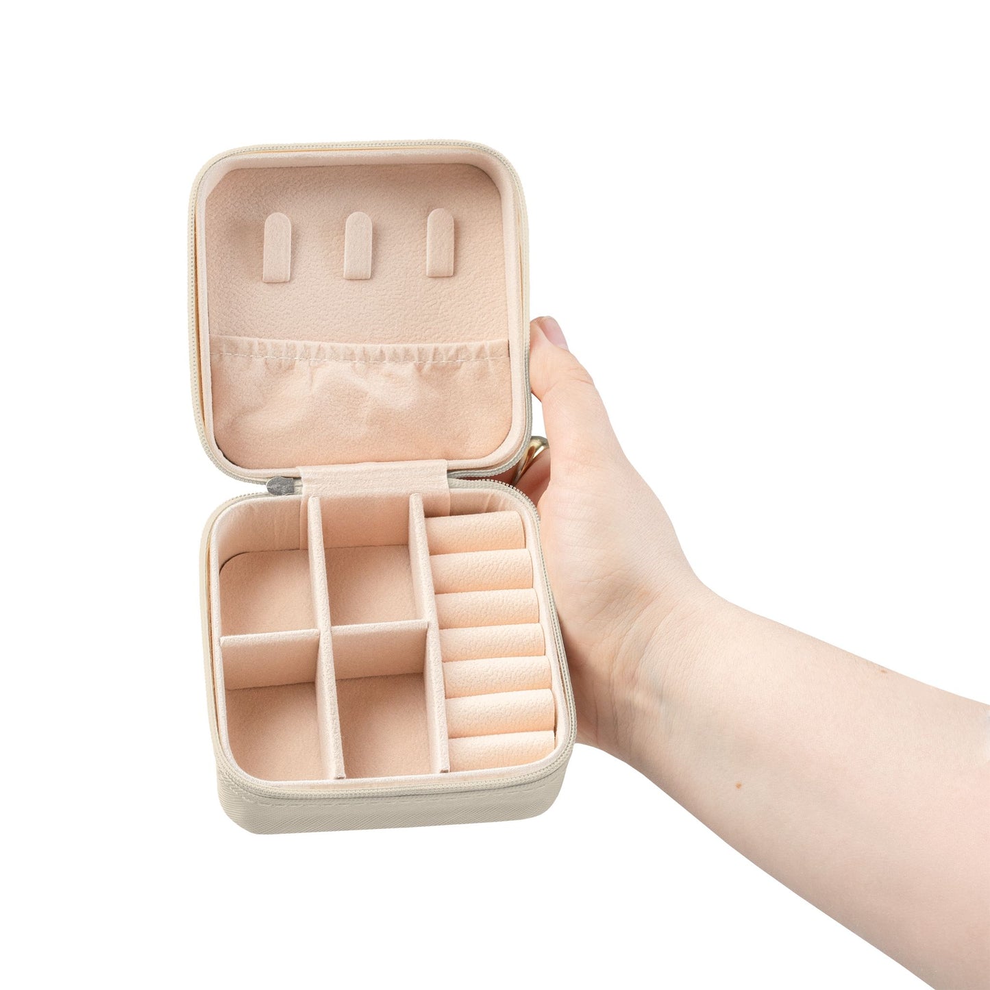 Sister Wives Logo Travel Jewelry Case — Compact Jewelry Organizer for Rings, Earrings & Necklaces