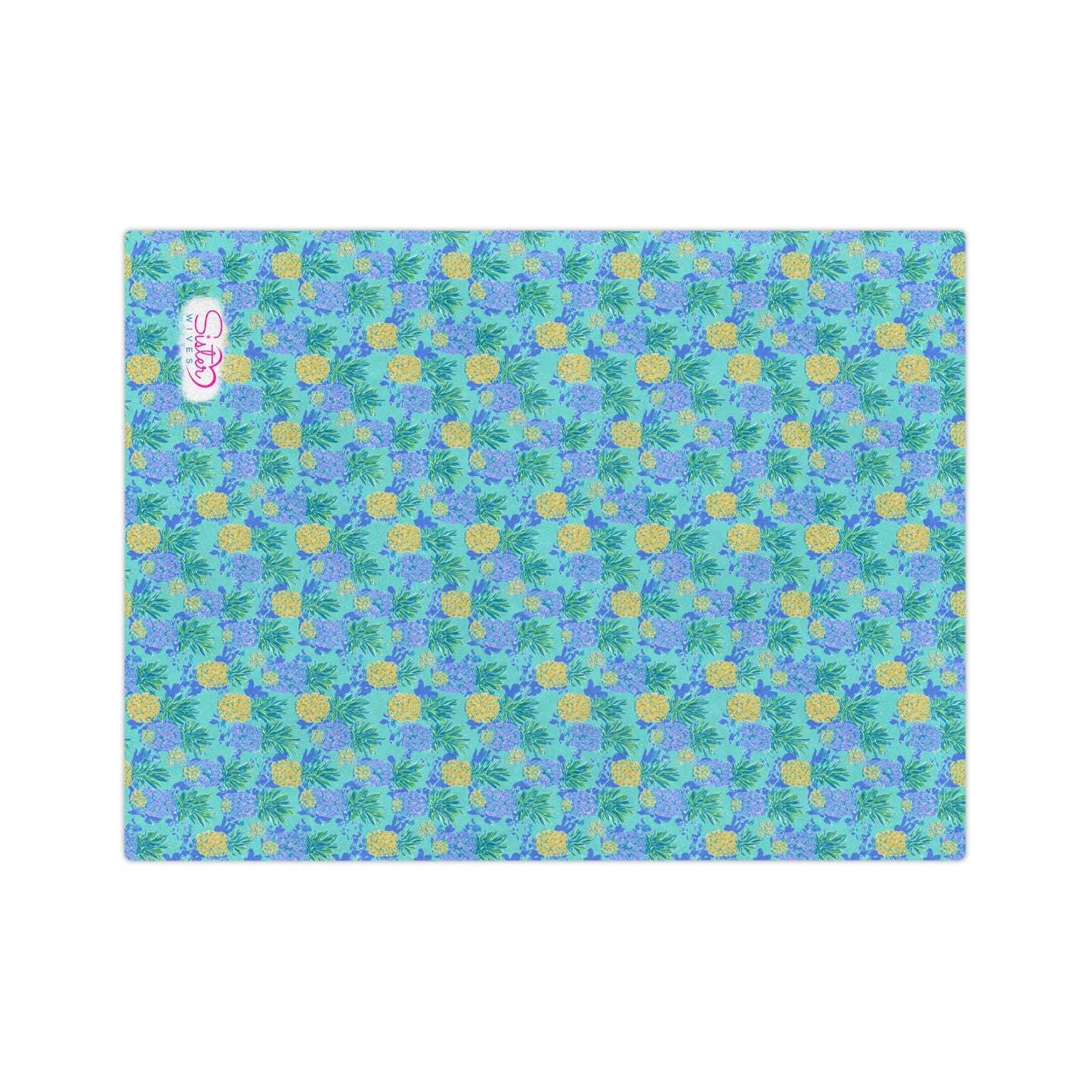 Sisterwives Preppy Blue Green Pineapple Velveteen Blanket, Cozy Throw for Beach Lovers, Bright Home Decor, Perfect Gift for Summer Celebrations, Pineapple [...]