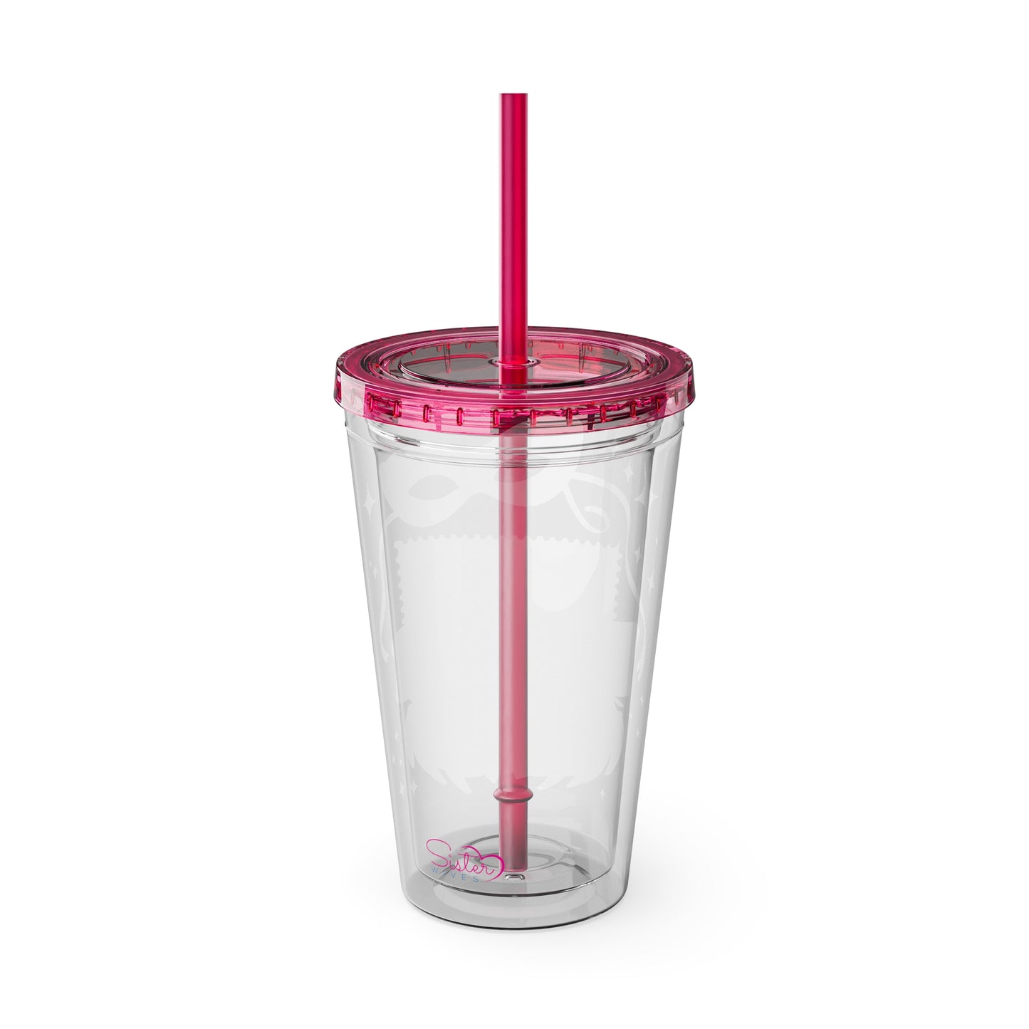 Admit One: Smutty Book Club – 16oz Sunsplash Tumbler | Polyamory Pride Cup | ENM Lifestyle Drinkware | Swinger Aesthetic Travel Cup | Spicy Romance Reader Gift | Poly, Open Relationship,...