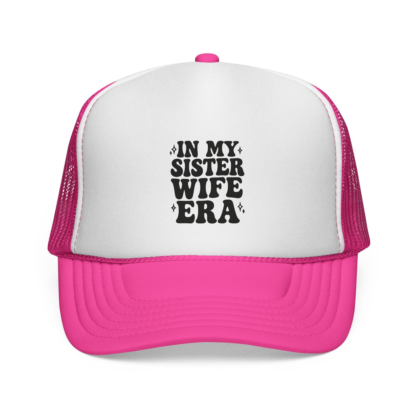 In My Sisterwife Era Trucker Hat – Retro Mesh Cap, Adjustable Snapback
