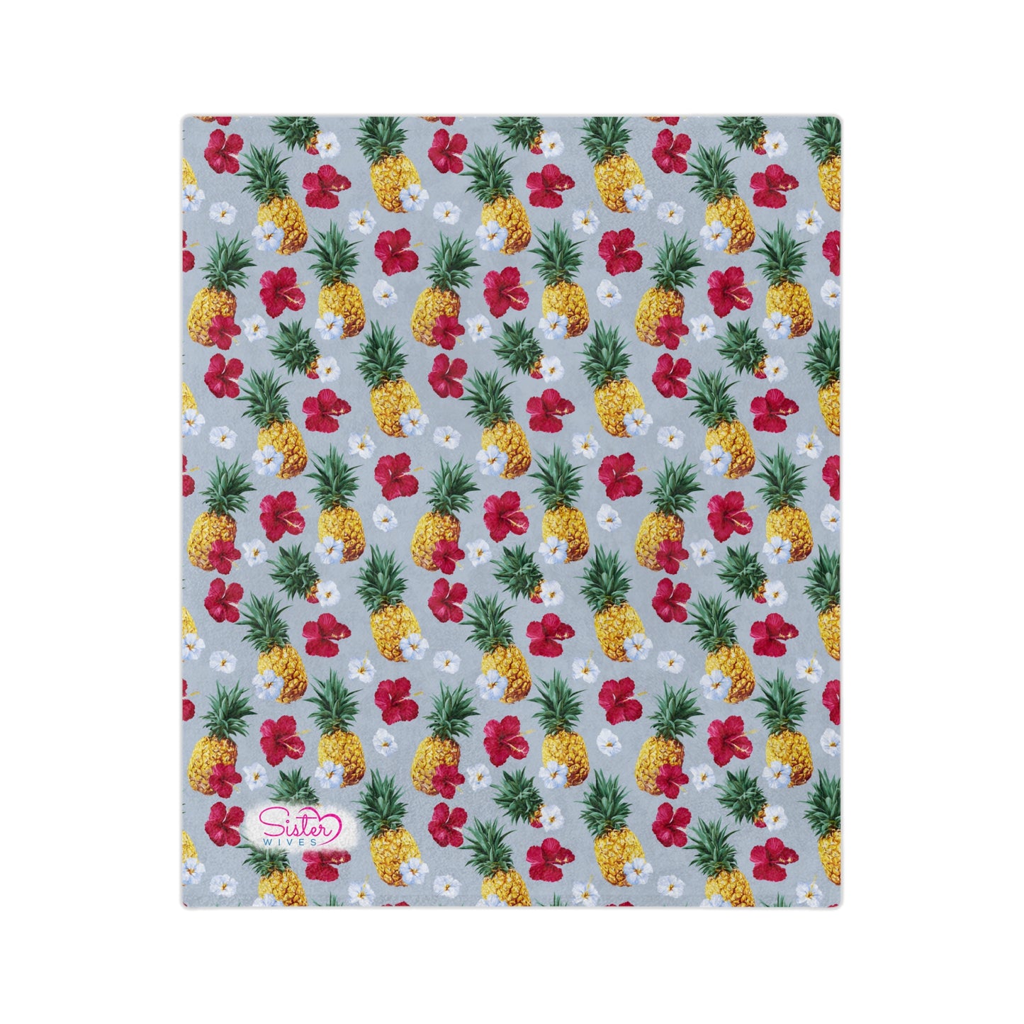 Sisterwives Hibiscus Pineapple Velveteen Blanket, Cozy Throw for Beach Lovers, Bright Home Decor, Perfect Gift for Summer Celebrations, Pineapple [...]