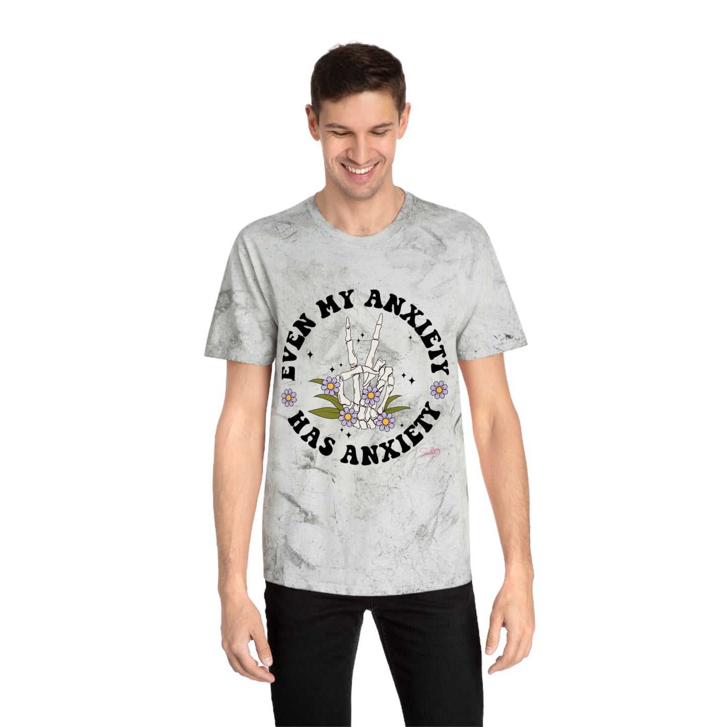 Even My Anxiety Has Anxiety T-Shirt – Funny Mental Health Shirt | Anxiety Humor Tee | Self Care Graphic Unisex Top