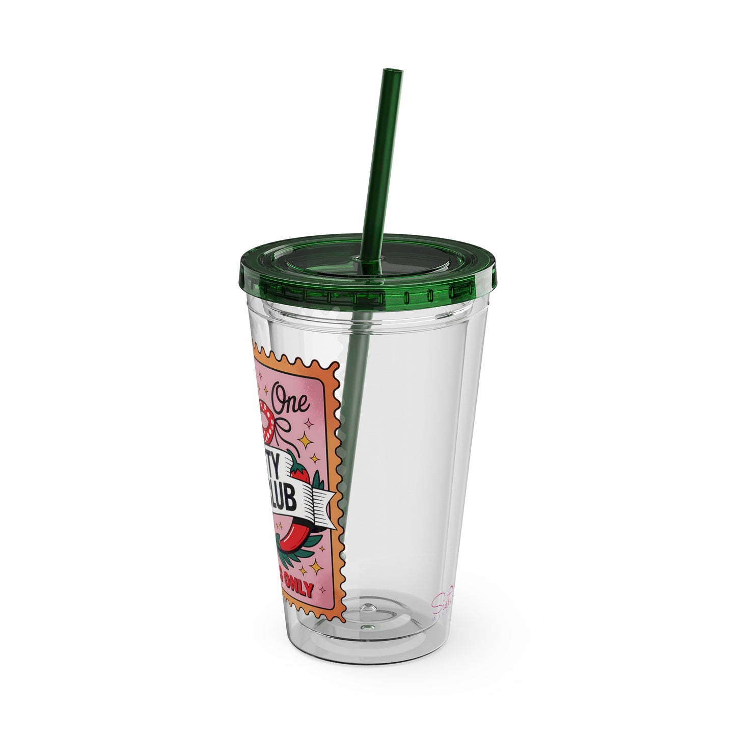 Admit One: Smutty Book Club – 16oz Sunsplash Tumbler | Polyamory Pride Cup | ENM Lifestyle Drinkware | Swinger Aesthetic Travel Cup | Spicy Romance Reader Gift | Poly, Open Relationship, Hotwife Vibes...