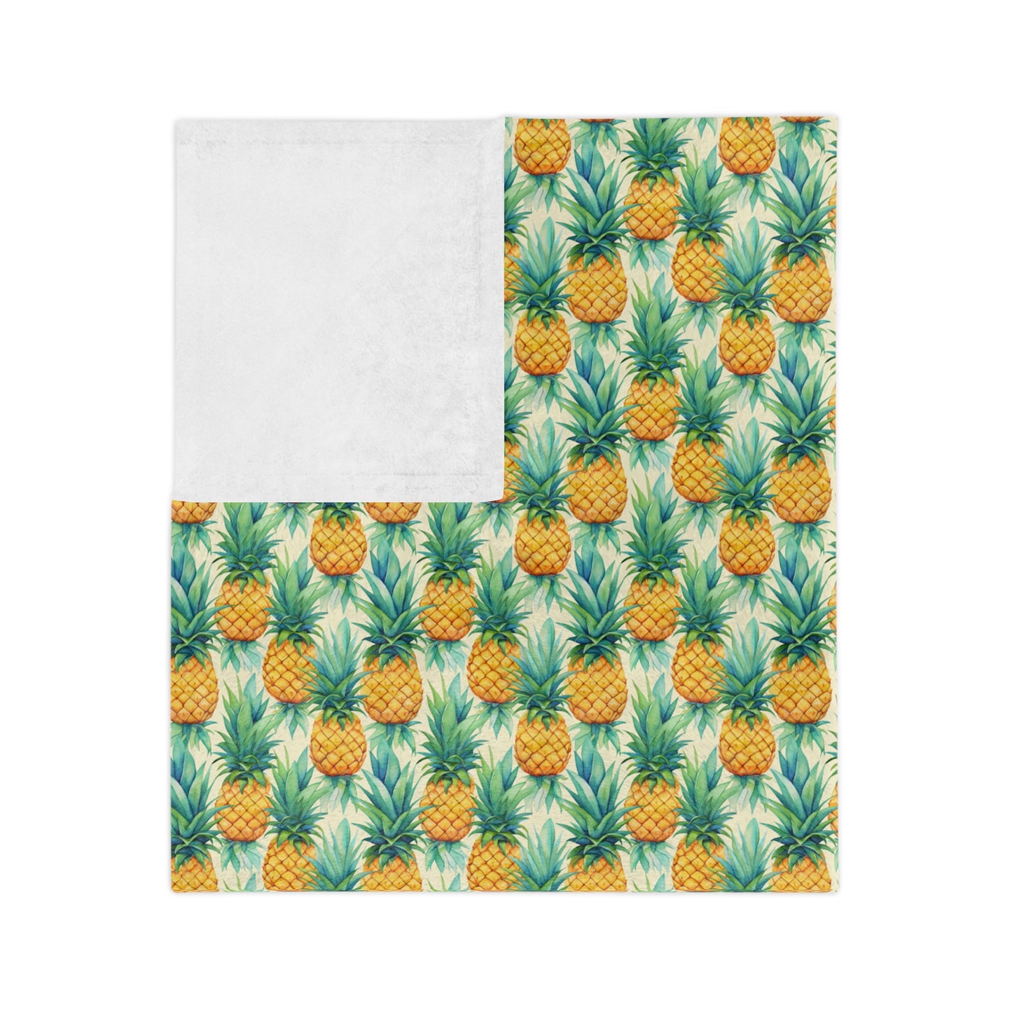 Pineapple Paradise Velveteen Blanket, Cozy Throw for Beach Lovers, Bright Home Decor, Perfect Gift for Summer Celebrations, Pineapple [...]
