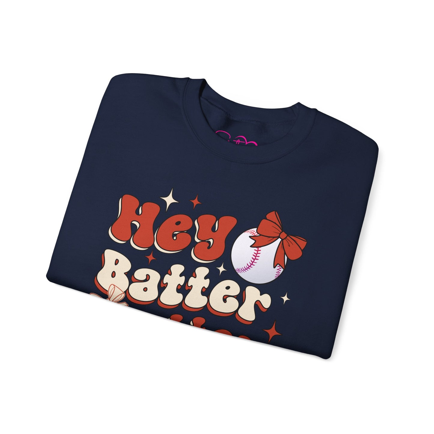 Hey Batter Batter Swing Sweatshirt | Playful Swinger Humor Pullover | ENM & Polyamory Lifestyle Apparel