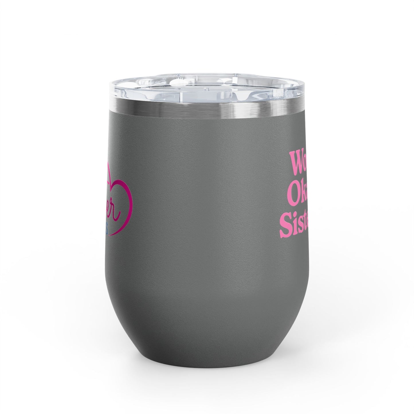 Sister Wives Worlds Okayest Sisterwife, 12oz Insulated Cup, Perfect Gift for Weddings, Anniversaries, or Celebrations, Fun Drinkware
