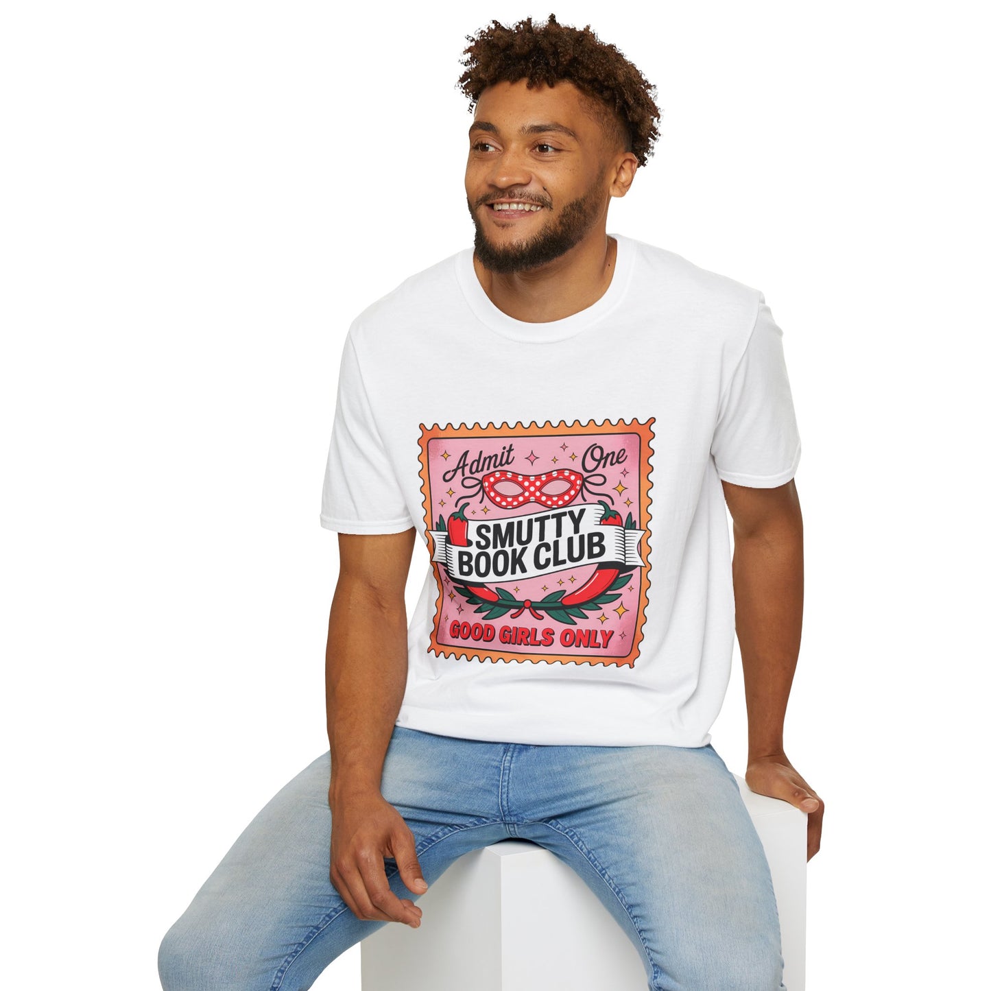 Smutty Book Club Shirt Adult Only Spicy Romance Tee, Booktok Reader Shirt, Sex Positive Poly-Friendly Unisex Gildan 64000