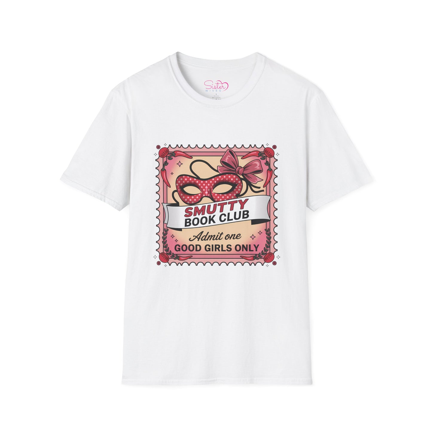Smutty Book Club Shirt Adult Only Spicy Romance Tee, Booktok Reader Shirt, Sex Positive Poly-Friendly Unisex Gildan 64000