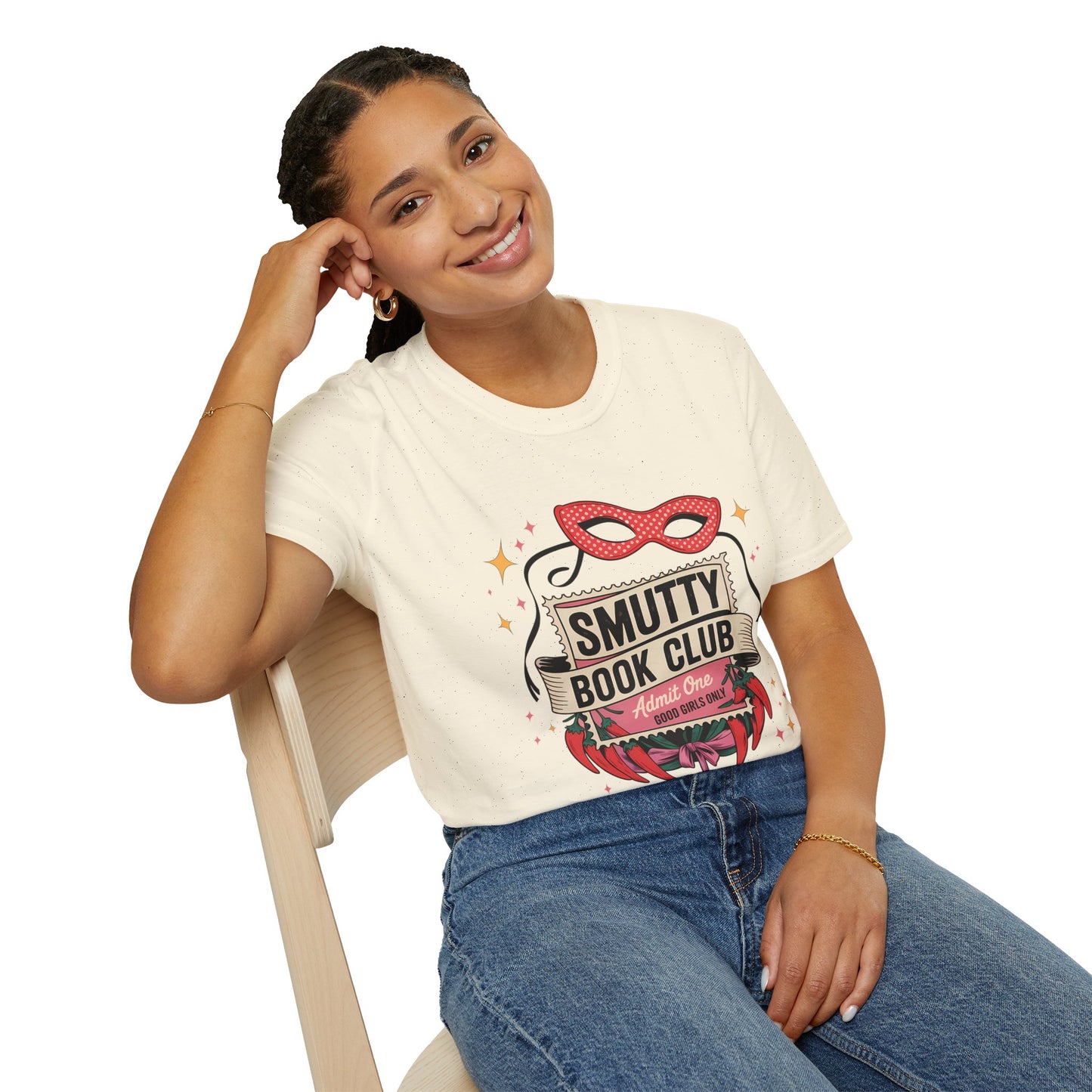 Smutty Book Club Shirt Adult Only Spicy Romance Tee, Booktok Reader Shirt, Sex Positive Poly-Friendly Unisex Gildan 64000