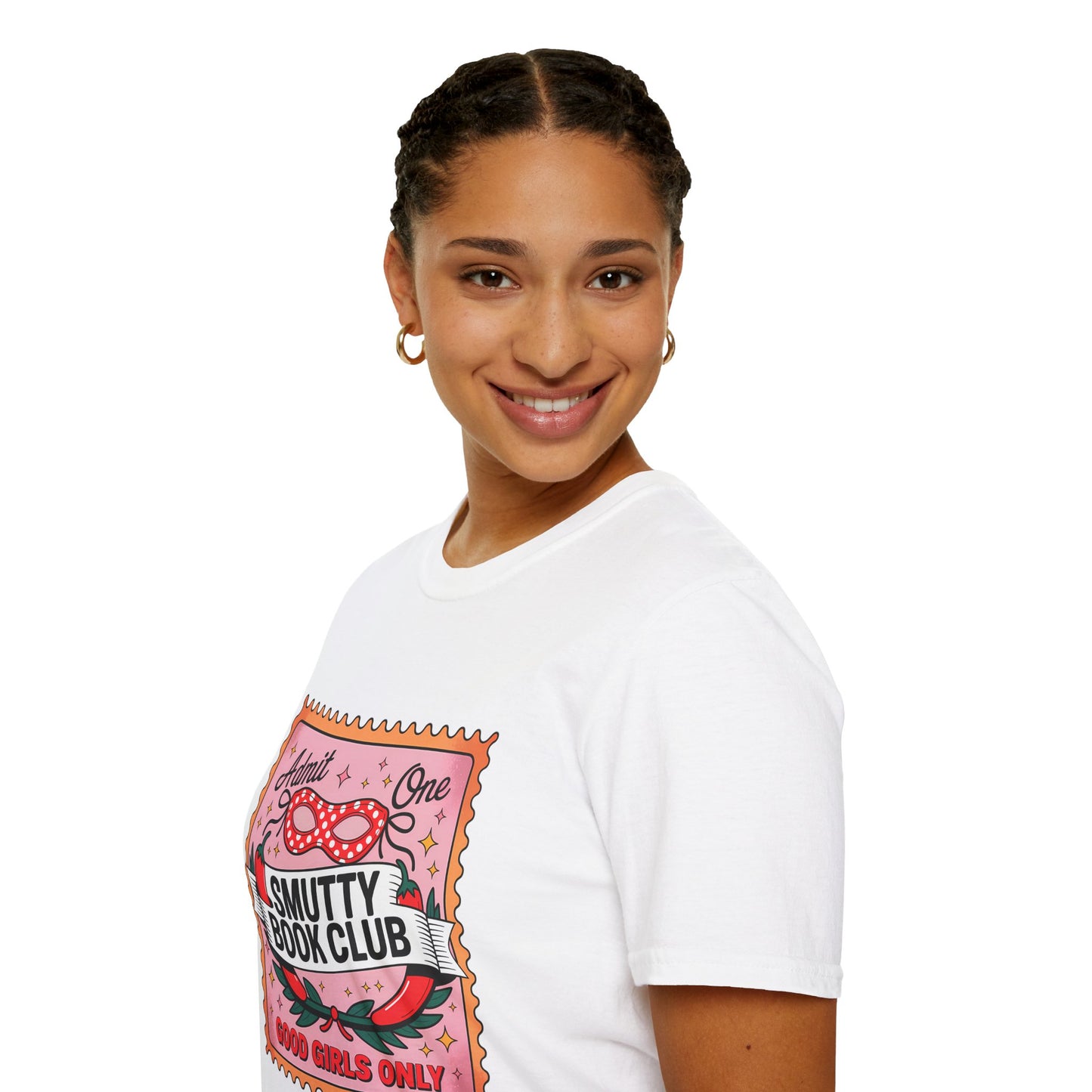 Smutty Book Club Shirt Adult Only Spicy Romance Tee, Booktok Reader Shirt, Sex Positive Poly-Friendly Unisex Gildan 64000