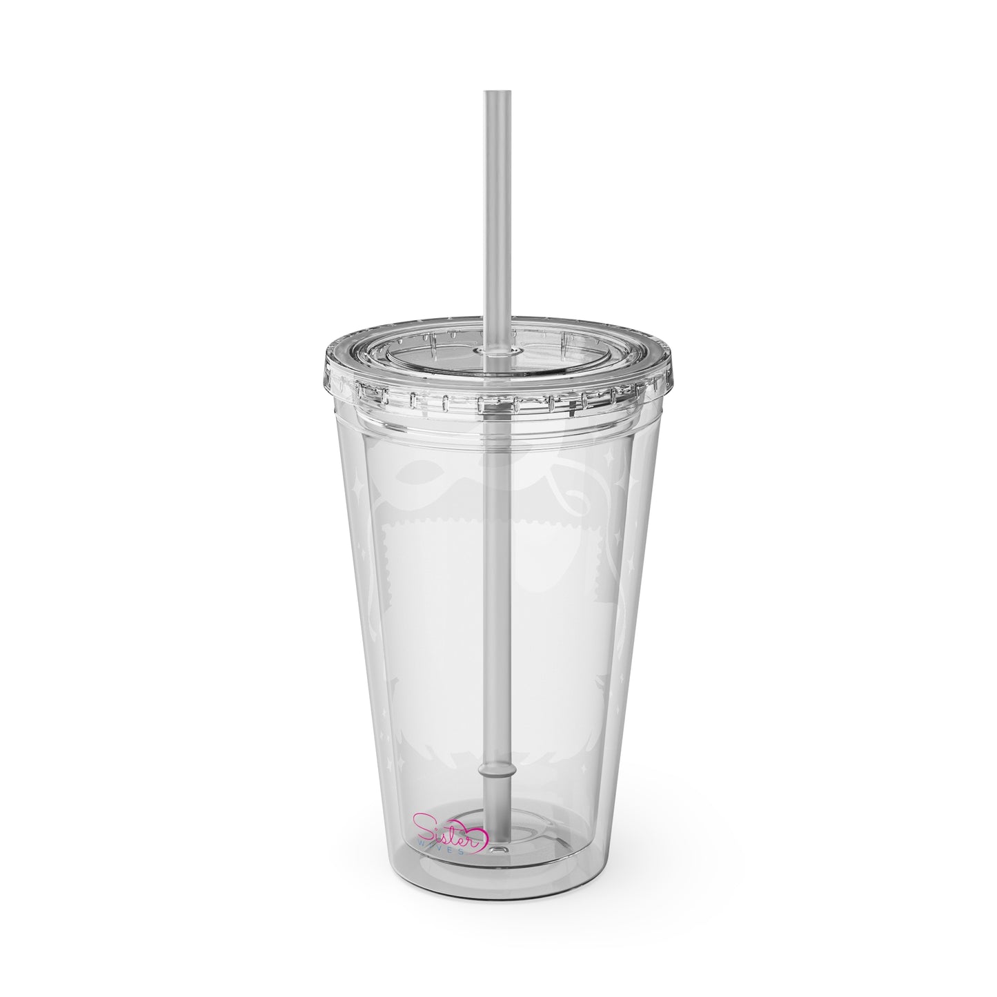 Admit One: Smutty Book Club – 16oz Sunsplash Tumbler | Polyamory Pride Cup | ENM Lifestyle Drinkware | Swinger Aesthetic Travel Cup | Spicy Romance Reader Gift | Poly, Open Relationship,...