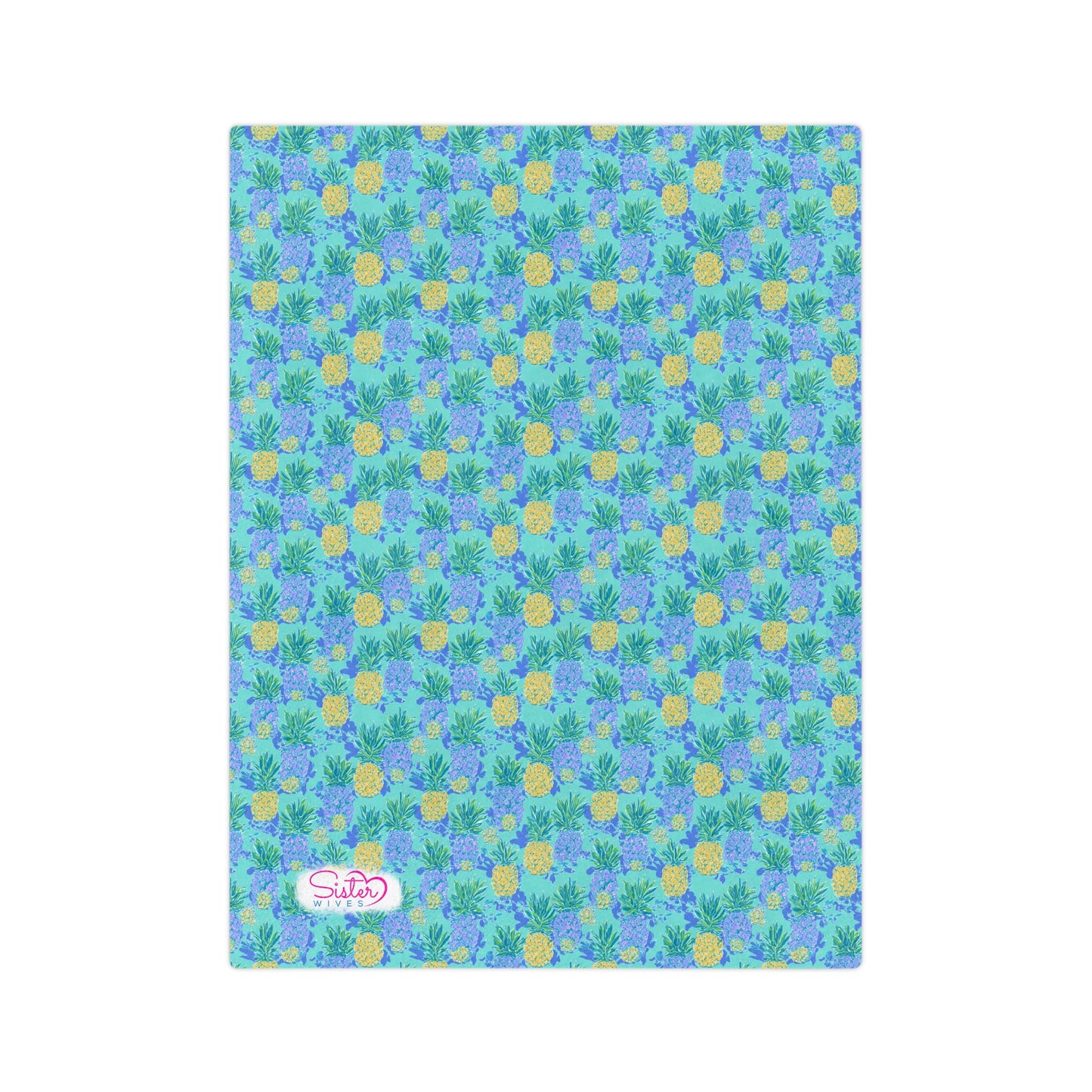 Sisterwives Preppy Blue Green Pineapple Velveteen Blanket, Cozy Throw for Beach Lovers, Bright Home Decor, Perfect Gift for Summer Celebrations, Pineapple [...]