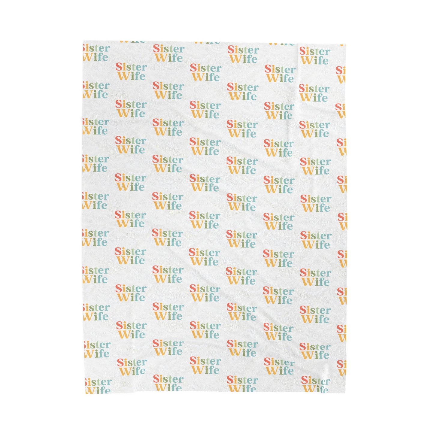 Sister Wife Rainbow Blanket – Polyamory & Ethical Non-Monogamy Plush Throw | Cozy Sisterwives Pride Bedding
