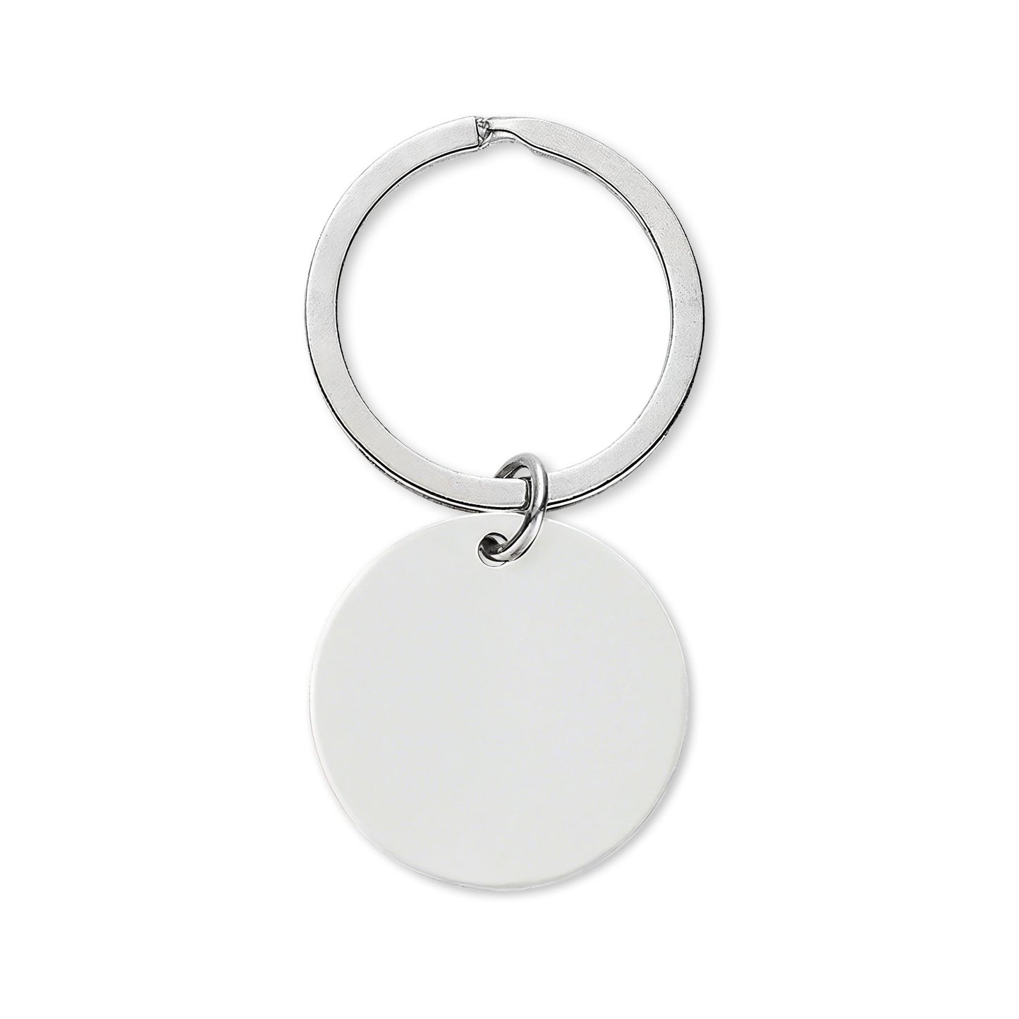 Sister Wives Logo Engraved Stainless Steel Round Keychain — "Sister Vibes" Charm
