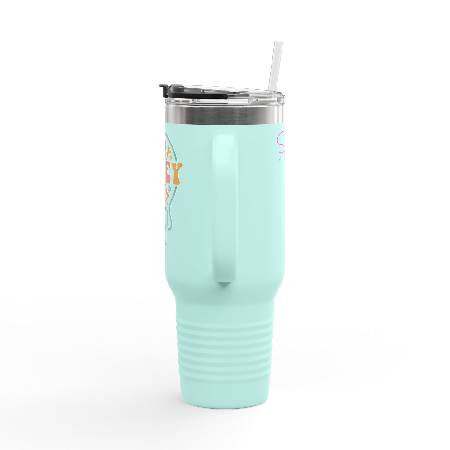 In My Wifey Era 40oz Tumbler | Insulated Travel Mug with Handle & Straw | Sister Wife & Polyamory Lifestyle Cup | ENM Gift