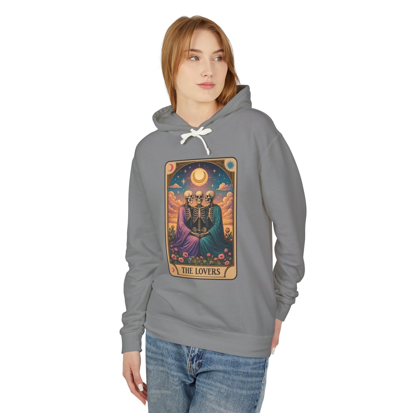 Sister Wives Lovers Tarot Design Hoodie - Perfect for Halloween, Gift for Friends, Cozy Wear, Astrology Lovers, Unique Statement Piece