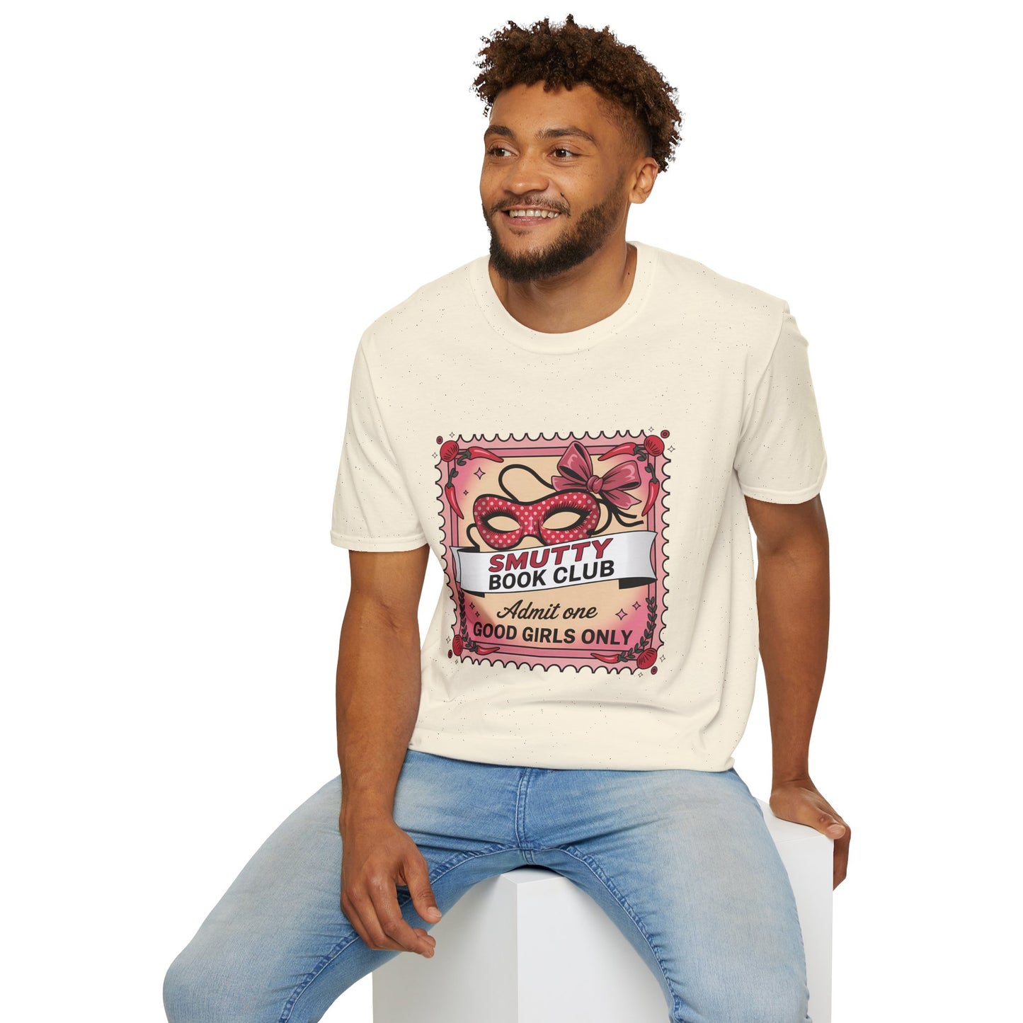 Smutty Book Club Shirt Adult Only Spicy Romance Tee, Booktok Reader Shirt, Sex Positive Poly-Friendly Unisex Gildan 64000